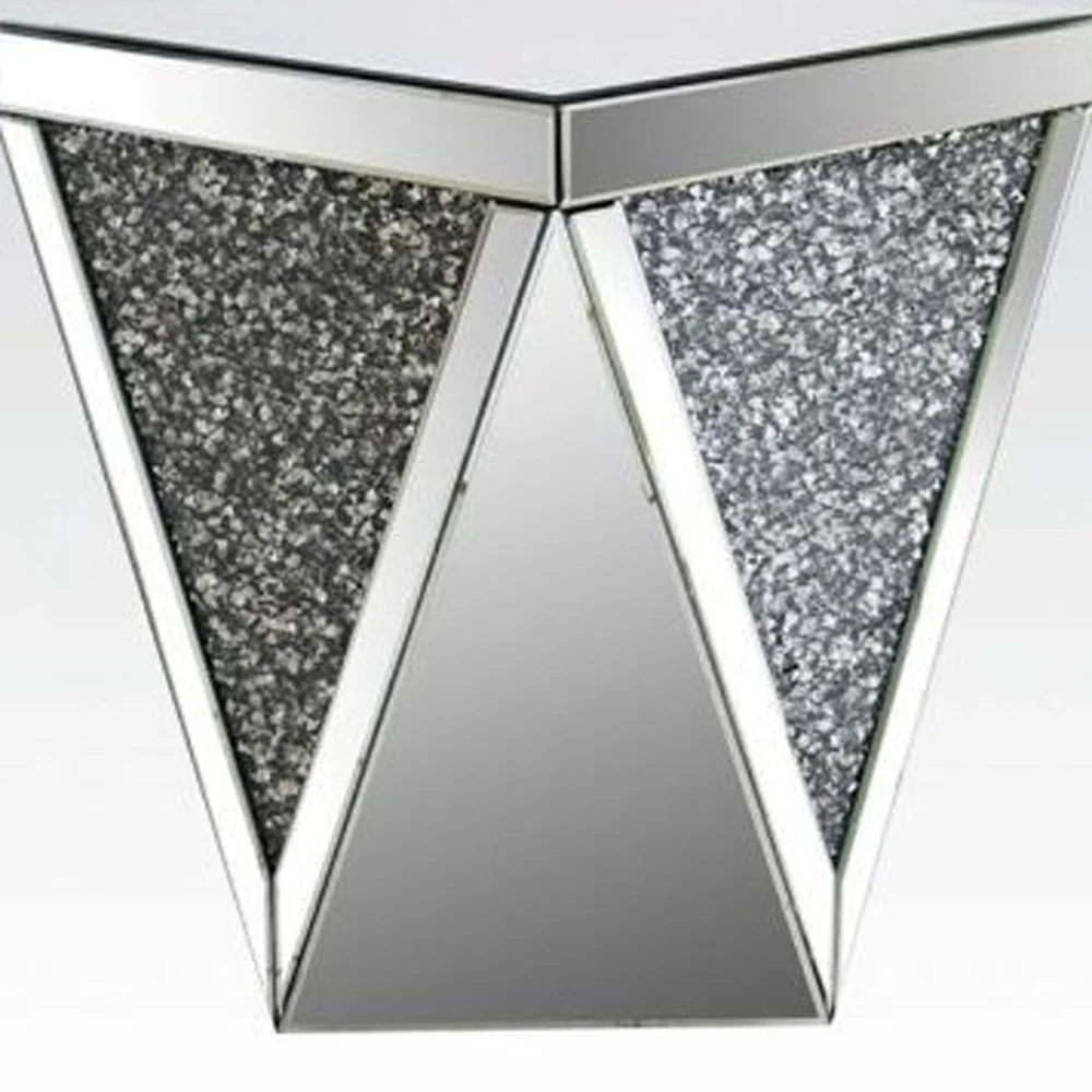 23" Mirrored Square End Table By Homeroots - Image 4