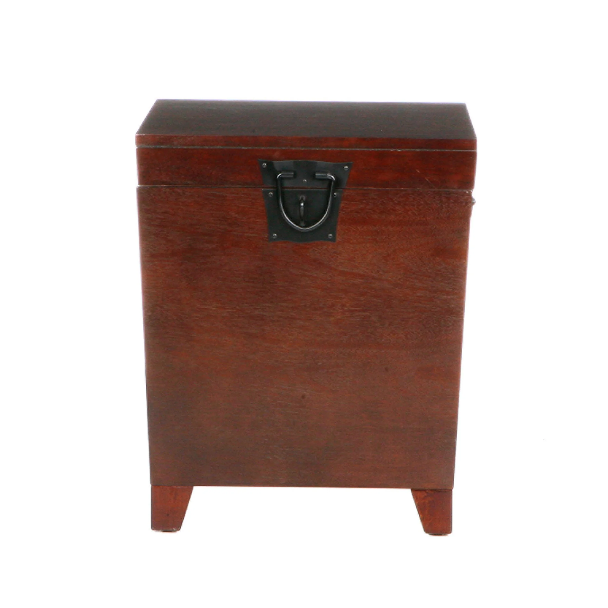 24" Brown Solid Wood And Manufactured Wood Square End Table By Homeroots - Image 4