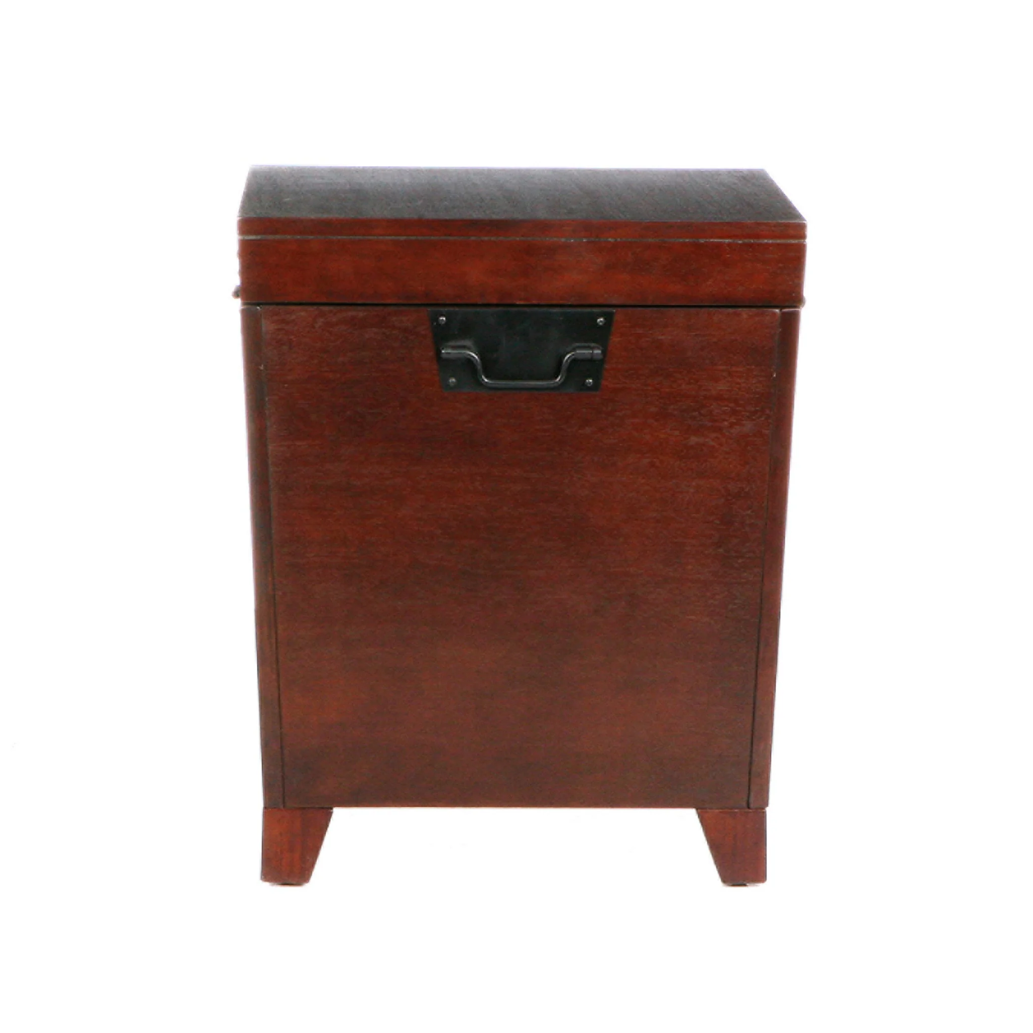 24" Brown Solid Wood And Manufactured Wood Square End Table By Homeroots - Image 6