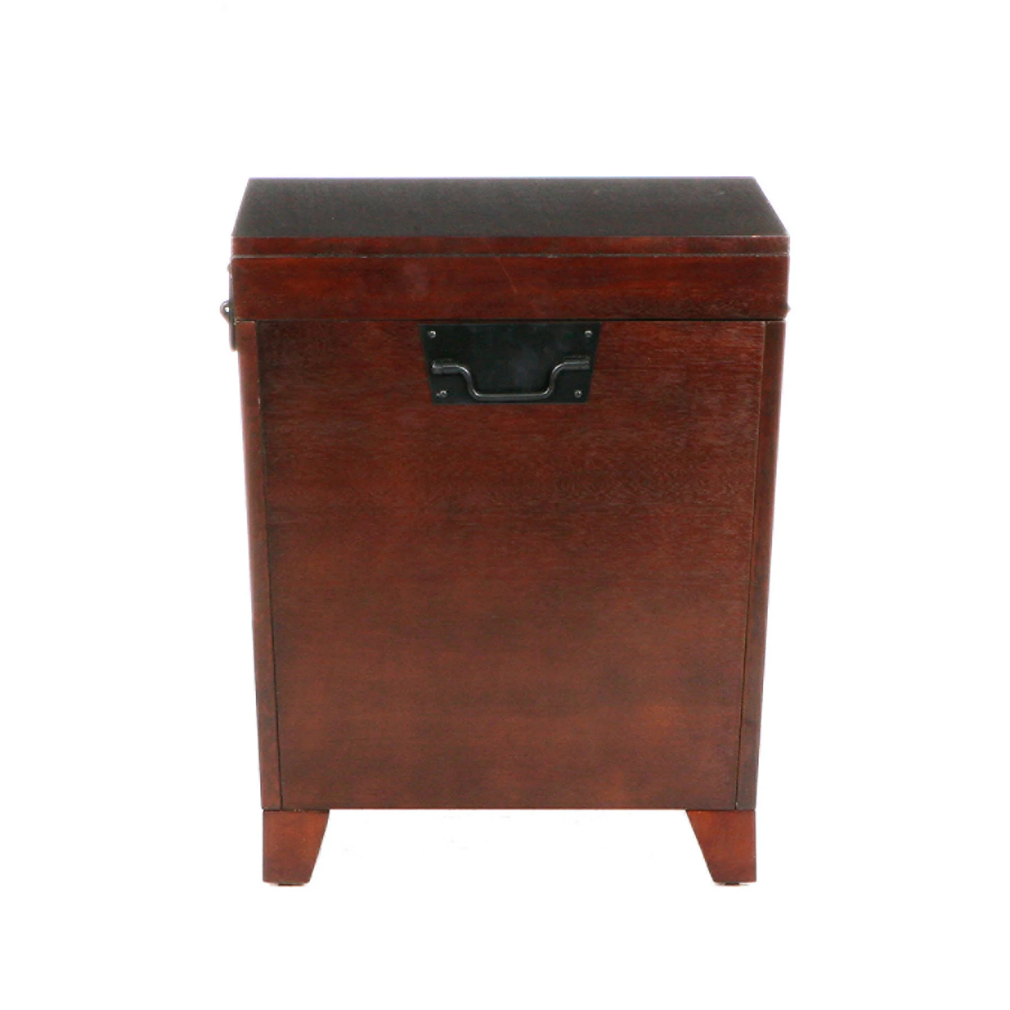 24" Brown Solid Wood And Manufactured Wood Square End Table By Homeroots - Image 8