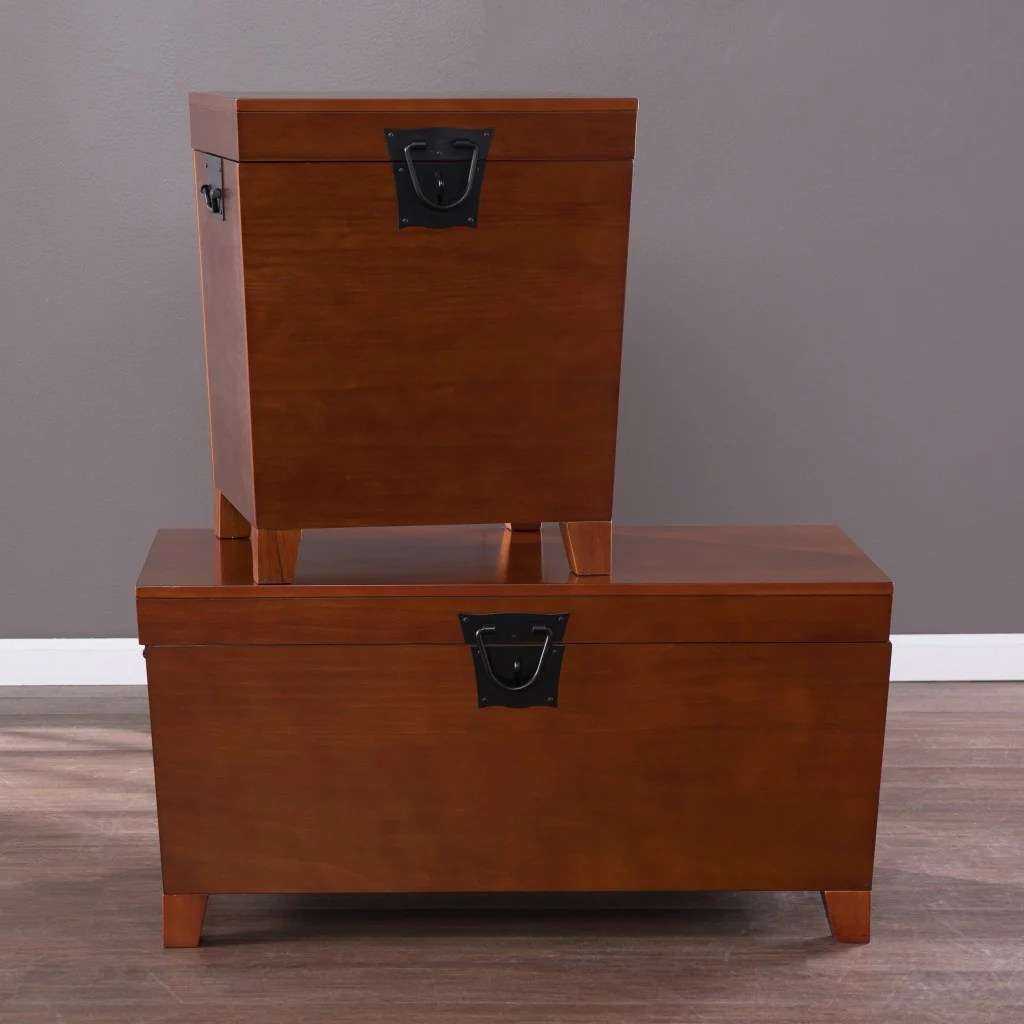 24" Brown Solid Wood Square End Table By Homeroots - Image 2