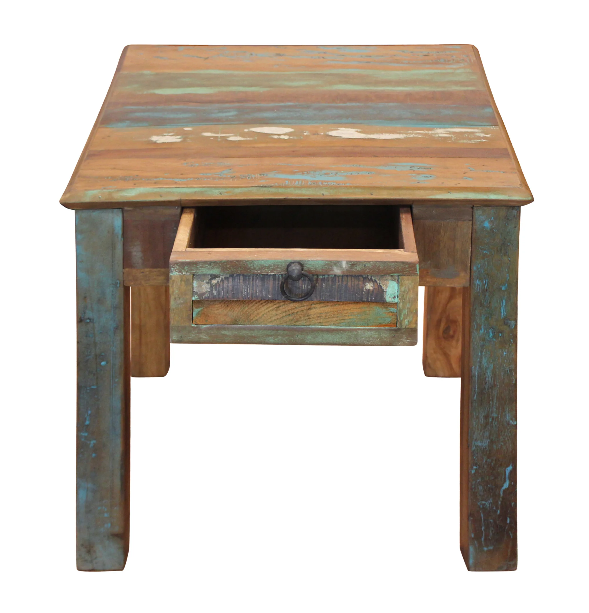24" Brown Solid Wood Square End Table With Drawer By Homeroots - Image 3