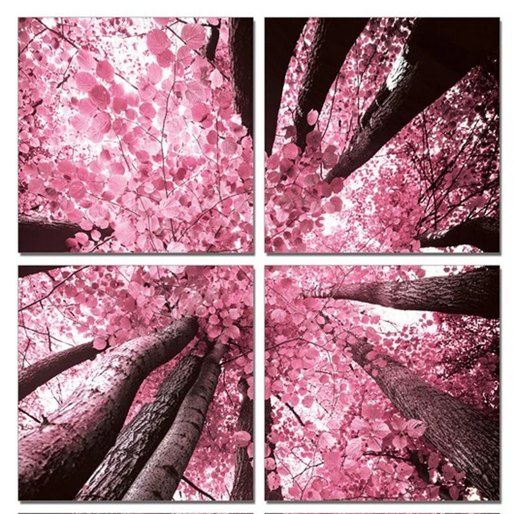 24" Canvas 6 Panels Blossom Trees Color Photo By Homeroots - Image 4