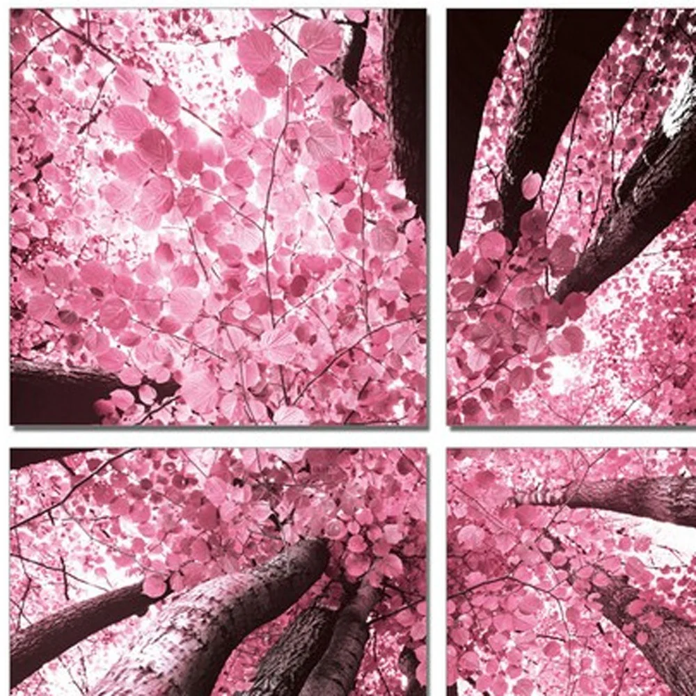 24" Canvas 6 Panels Blossom Trees Color Photo By Homeroots - Image 5
