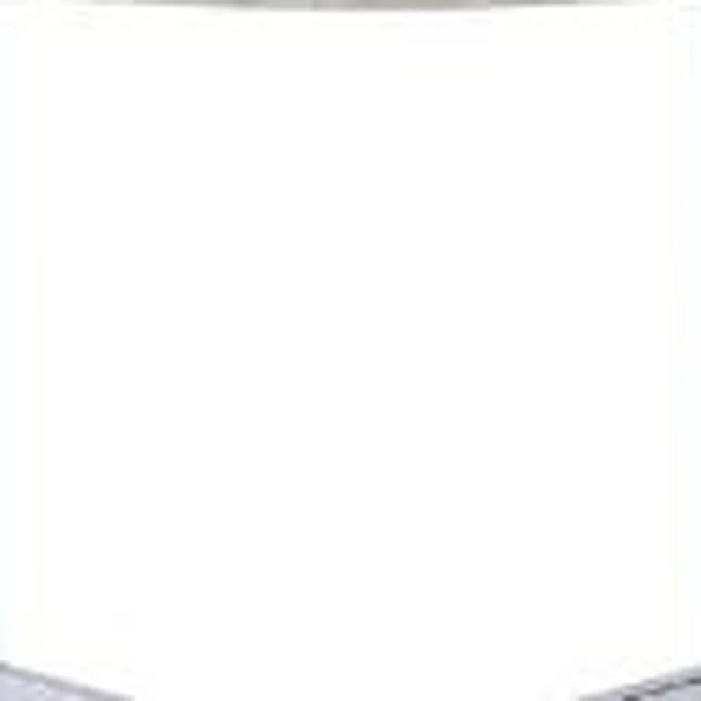 24" Chrome And White Oak Manufactured Wood And Metal Round End Table By Homeroots - Image 5