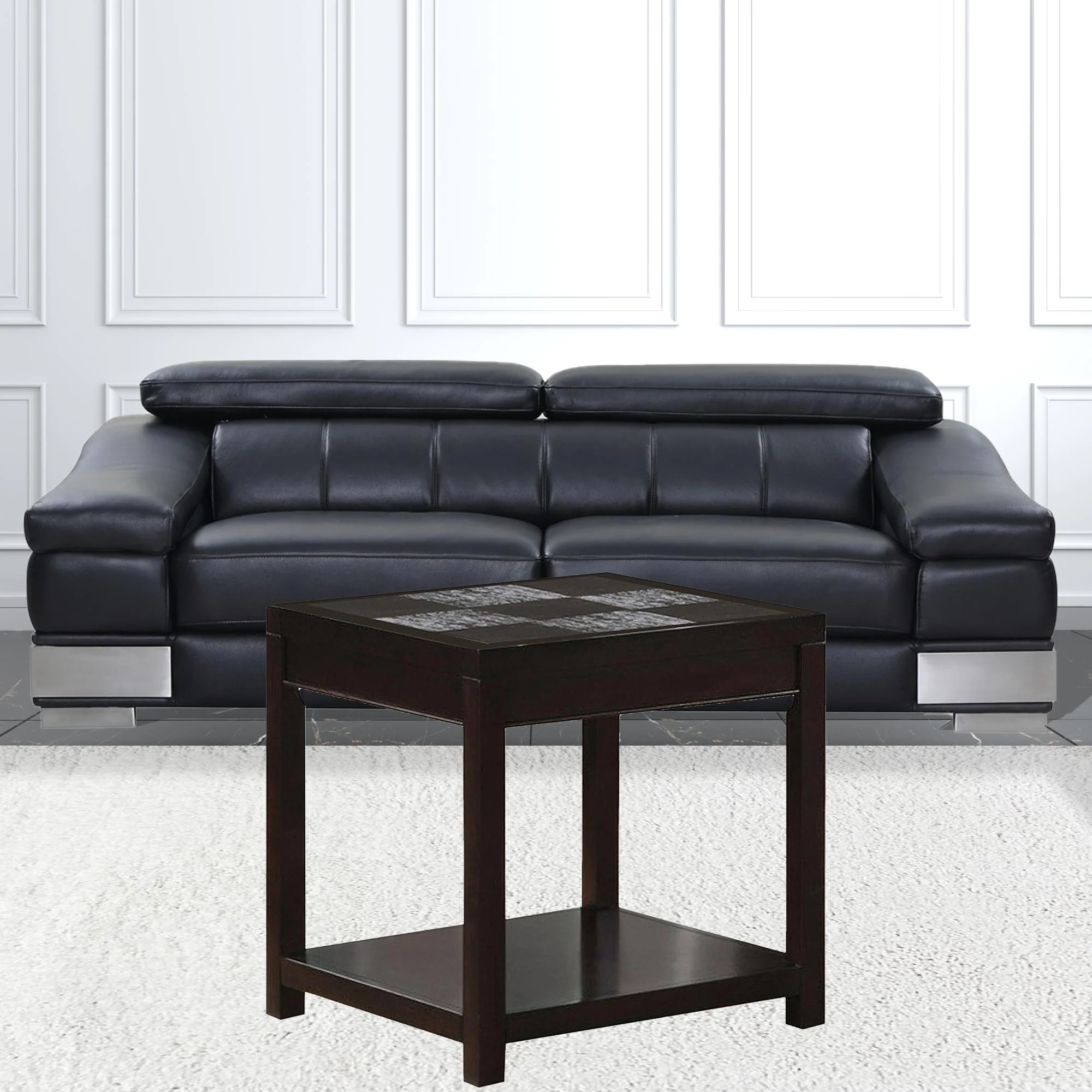 24" Espresso Rectangular Coffee Table By Homeroots - Image 2