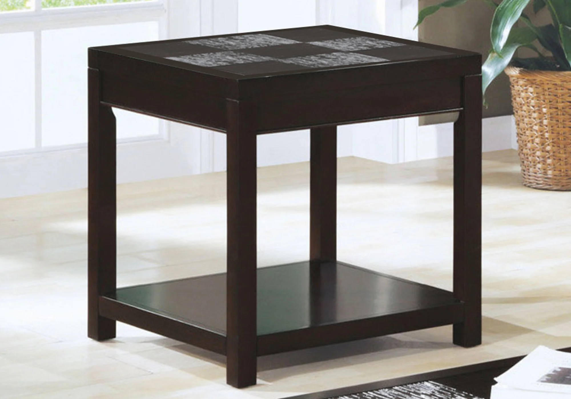 24" Espresso Rectangular Coffee Table By Homeroots - Image 4