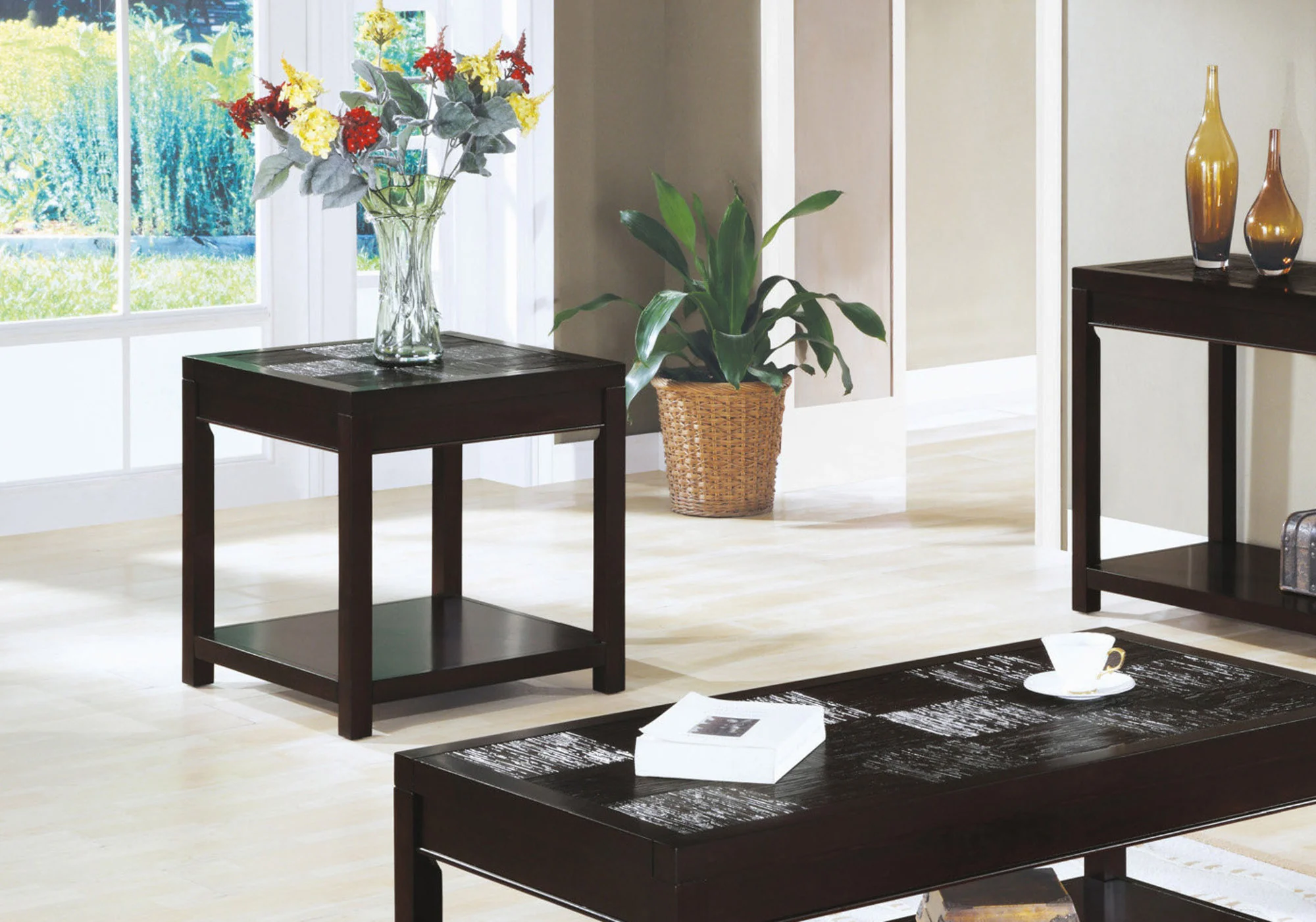24" Espresso Rectangular Coffee Table By Homeroots - Image 5