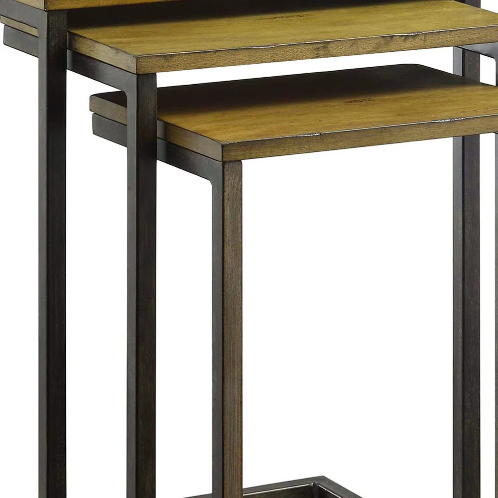 24" Gold Glass Rectangular End Table By Homeroots - Image 3