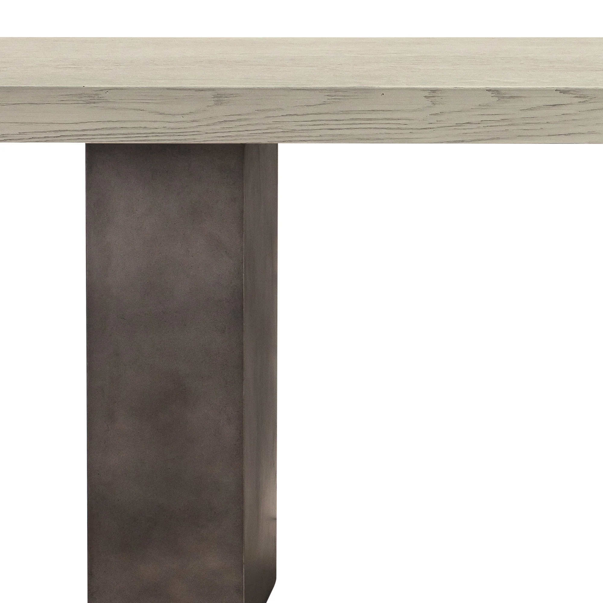 24" Grey Concrete Rectangular Coffee Table By Homeroots - Image 4