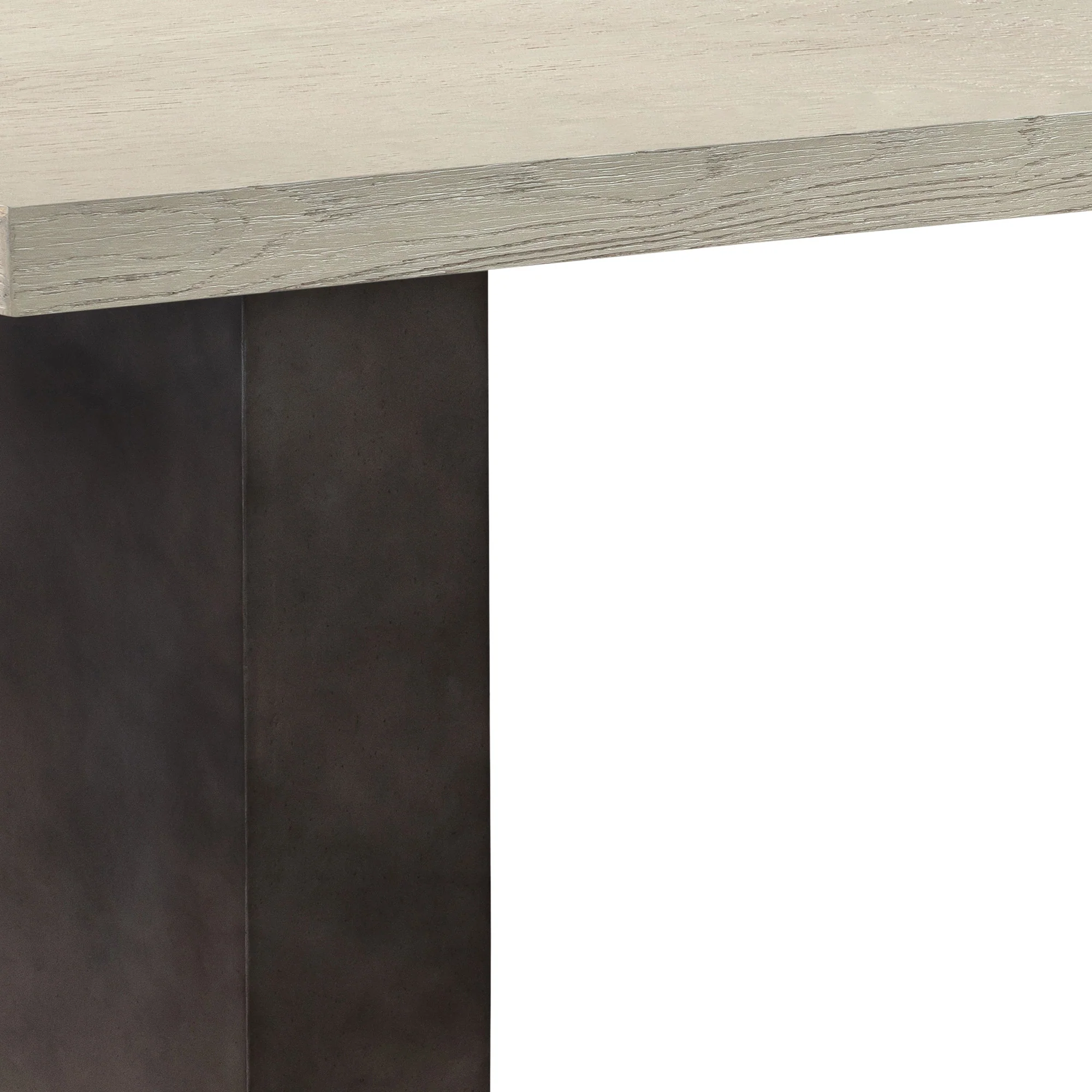 24" Grey Concrete Rectangular Coffee Table By Homeroots - Image 5