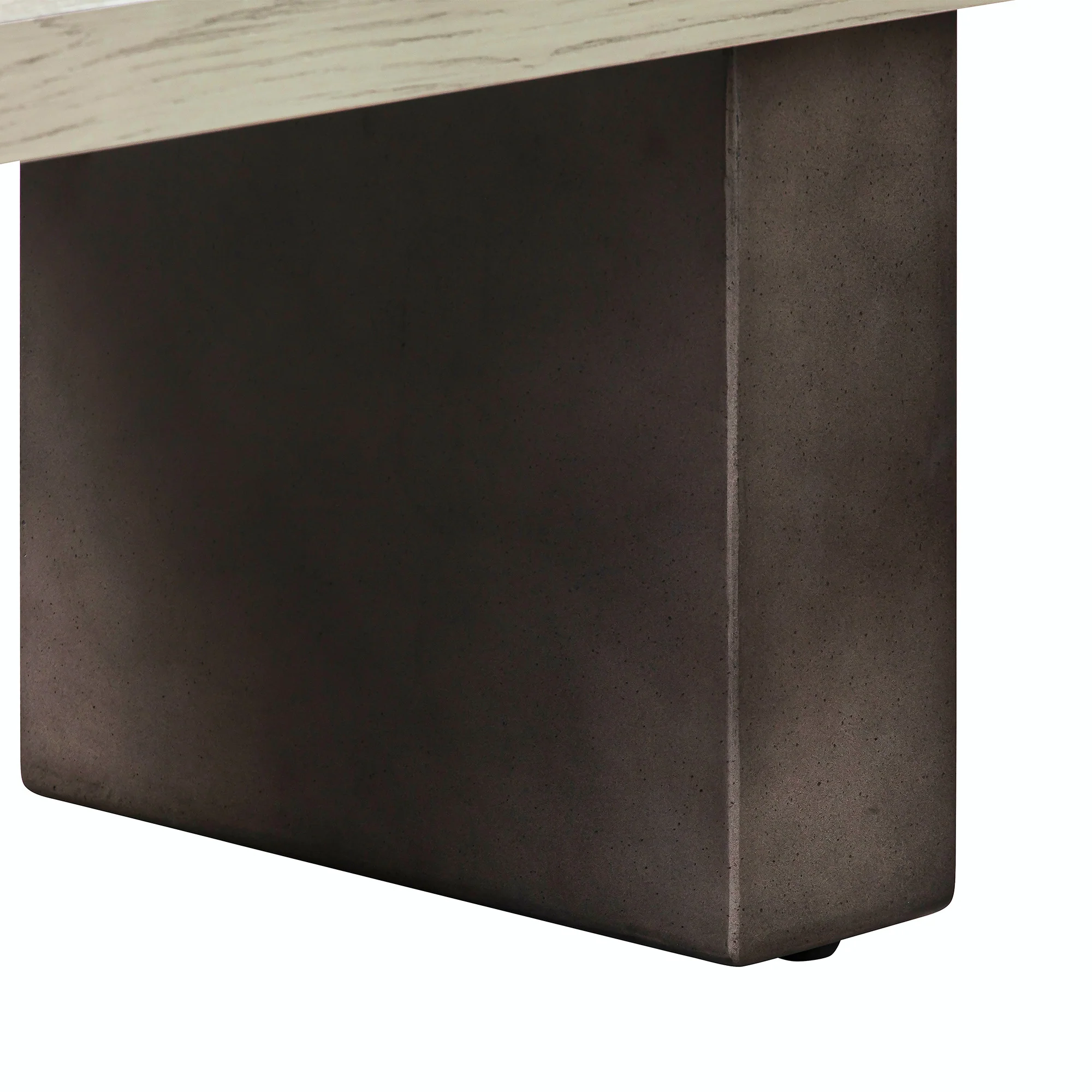 24" Grey Concrete Rectangular Coffee Table By Homeroots - Image 6