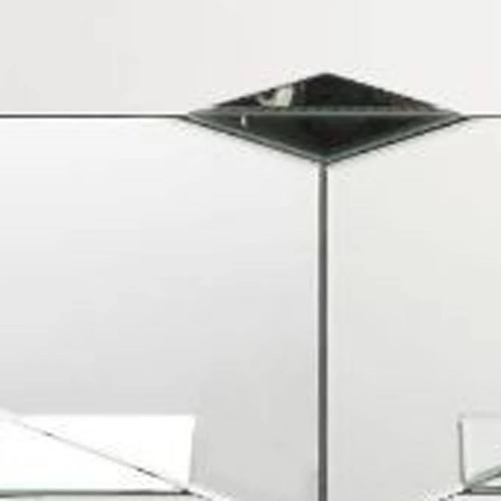 24" Mirrored Contemporary Stacking Square End Table By Homeroots - Image 6