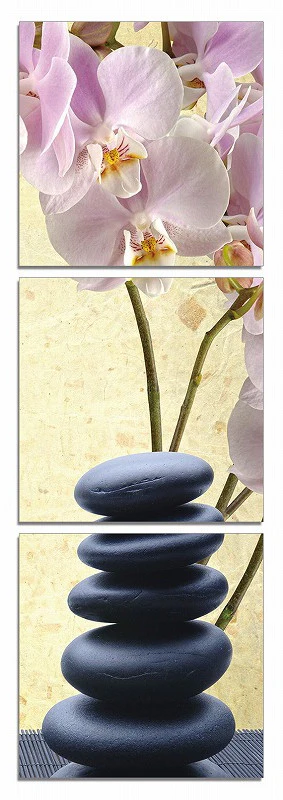 24" Multicolor Canvas Vertical 3 Panels Photo By Homeroots - Image 3