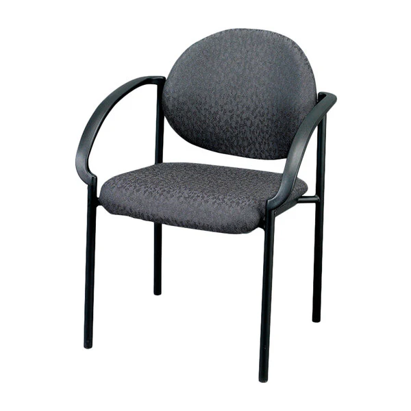 24" Set of 2 Bright Navy Fabric Guest Arm Chairs By Homeroots - Image 5