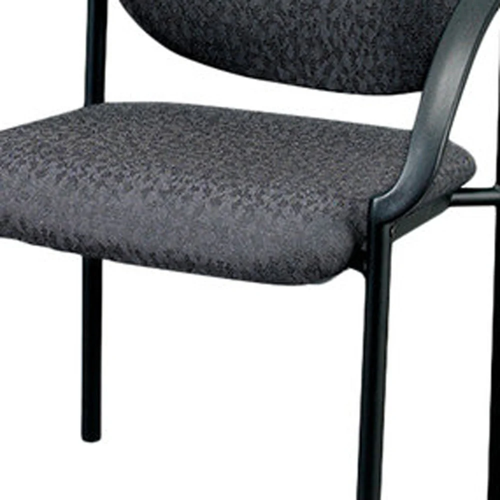24" Set of 2 Bright Navy Fabric Guest Arm Chairs By Homeroots - Image 9