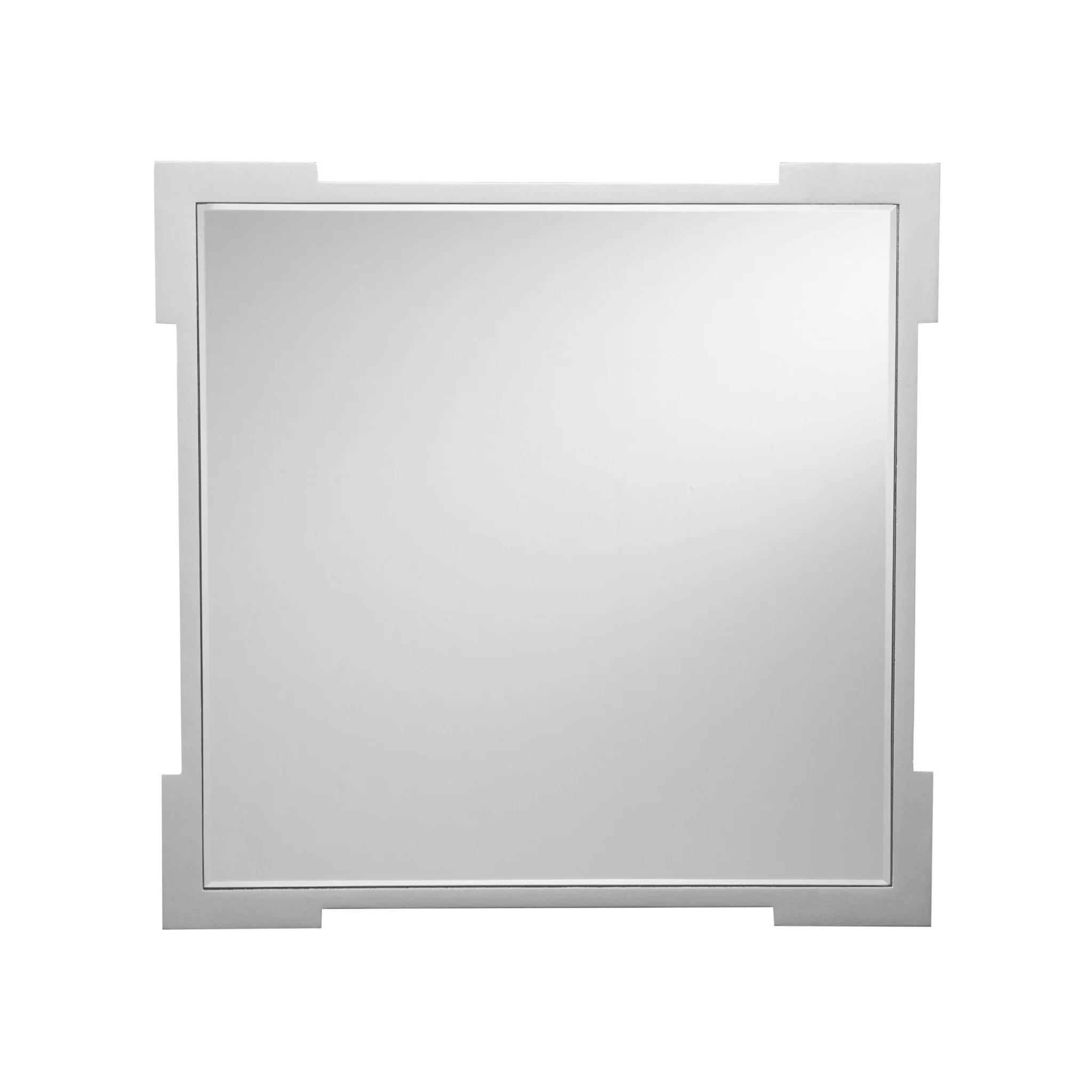 24" Silver Glass And Manufactured Wood Square Mirrored End Table By Homeroots - Image 7