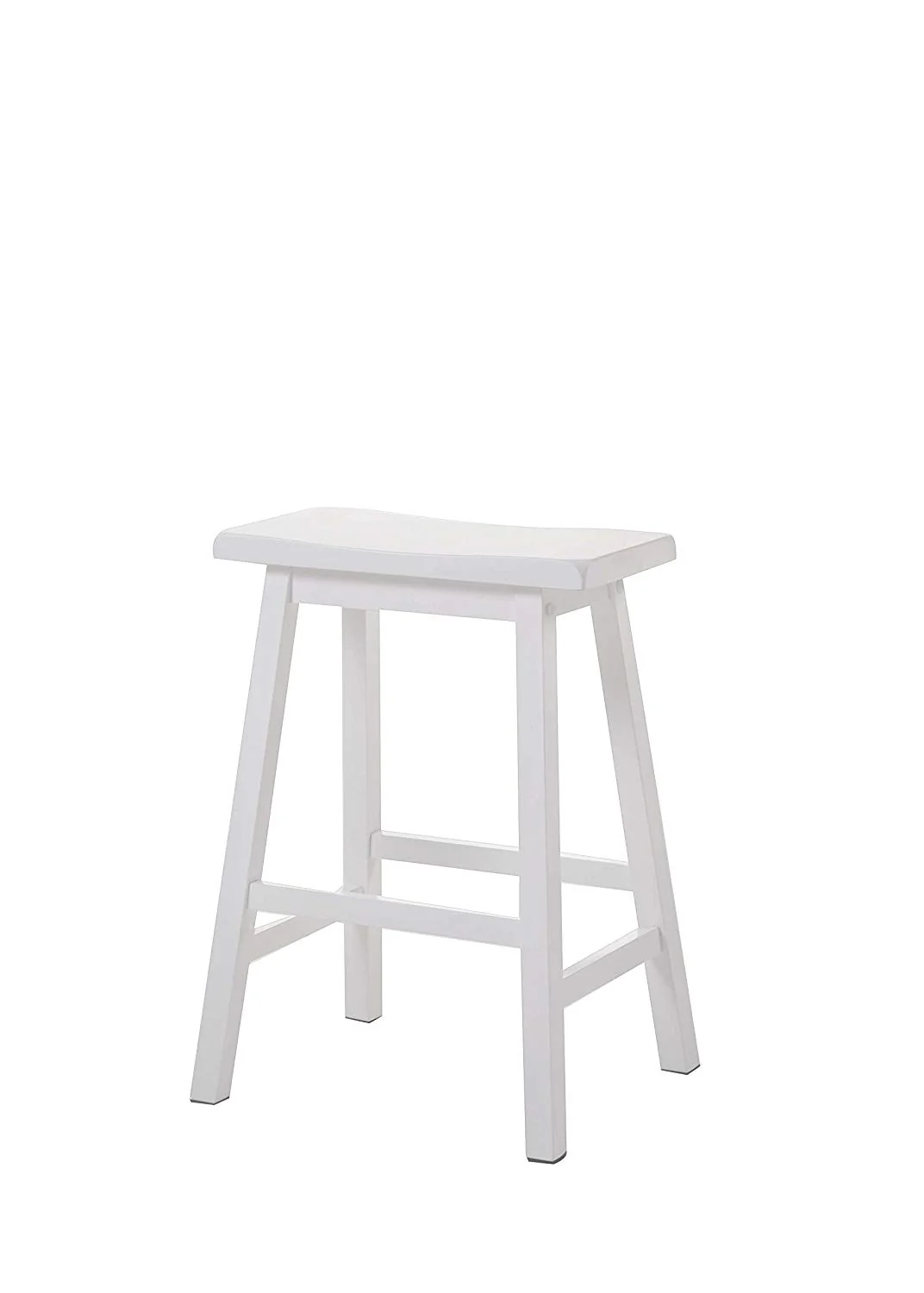 24' White Counter Height Stool (Set Of 2) By Homeroots - Image 3