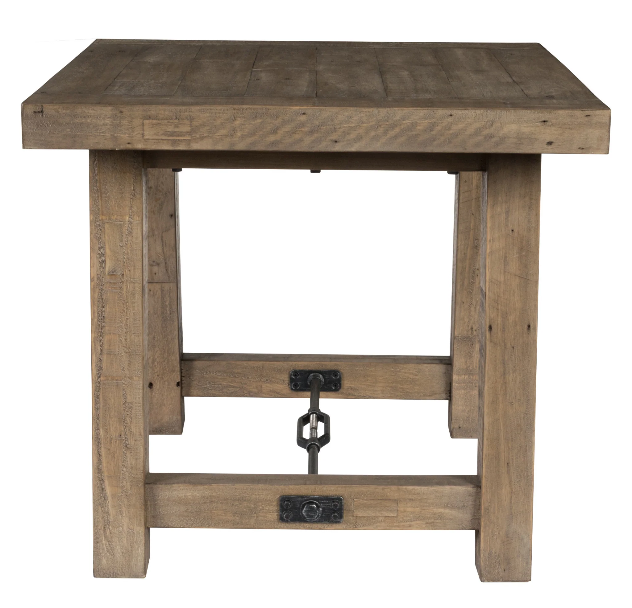24" Wood Brown Solid Wood End Table By Homeroots - Image 2