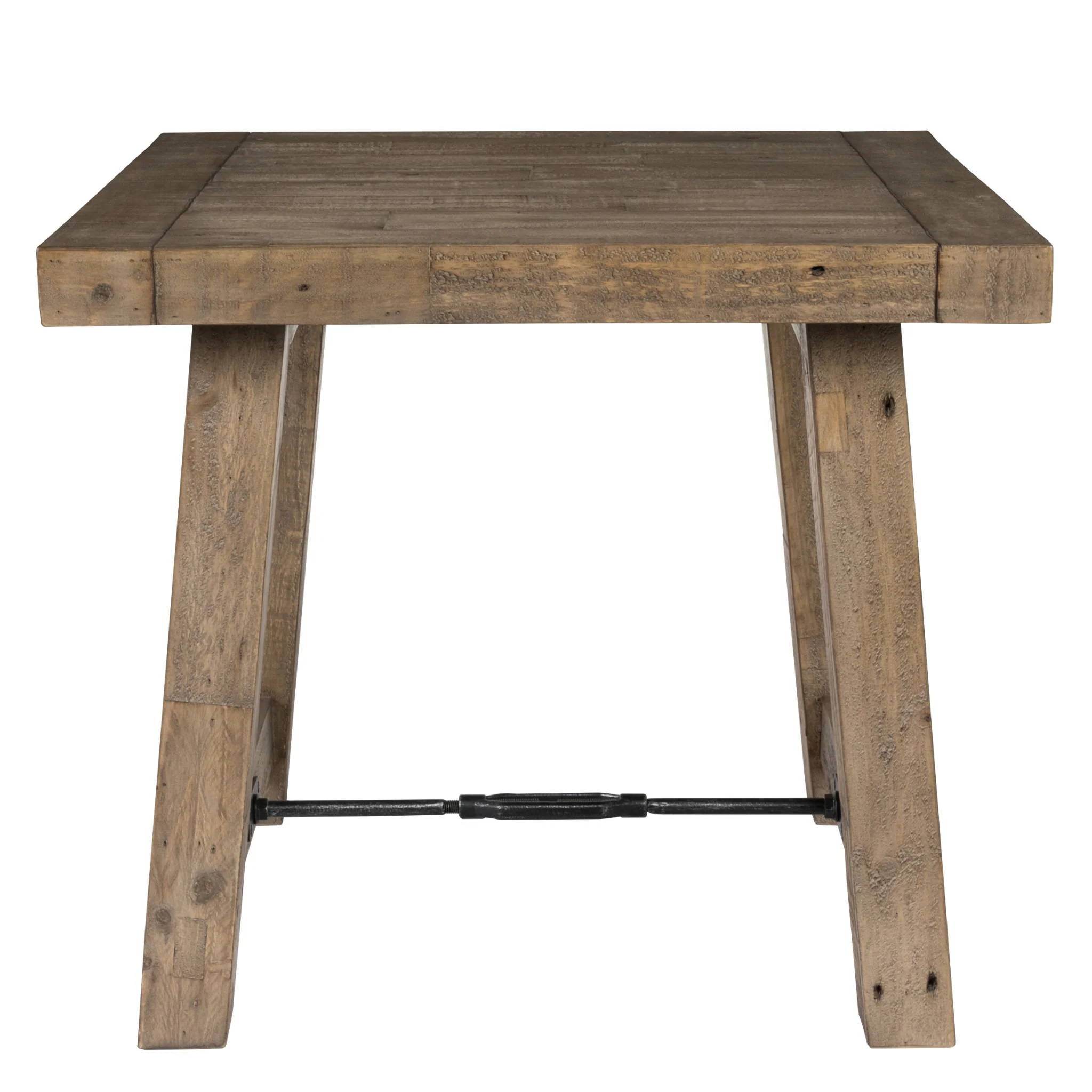 24" Wood Brown Solid Wood End Table By Homeroots - Image 3