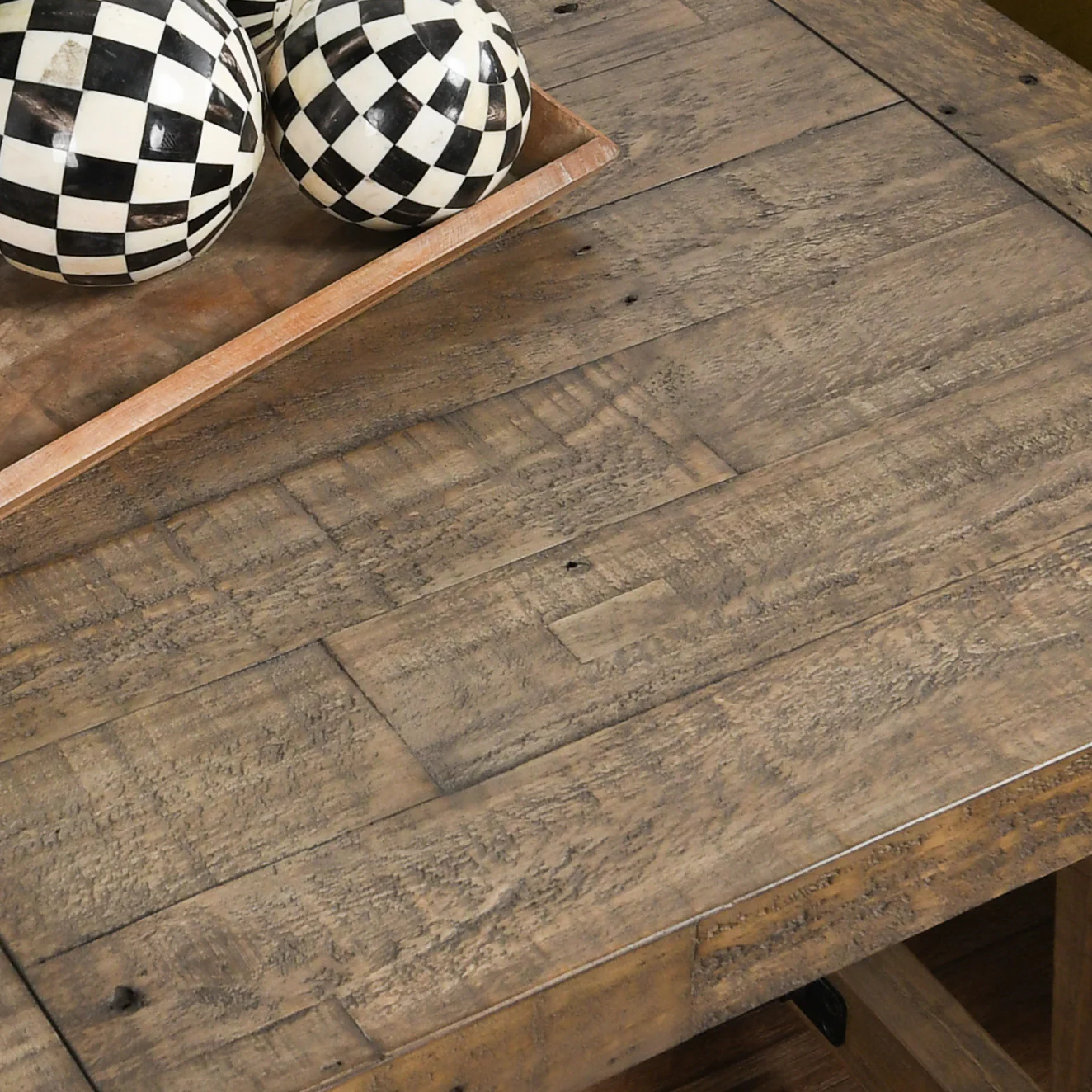 24" Wood Brown Solid Wood End Table By Homeroots - Image 5