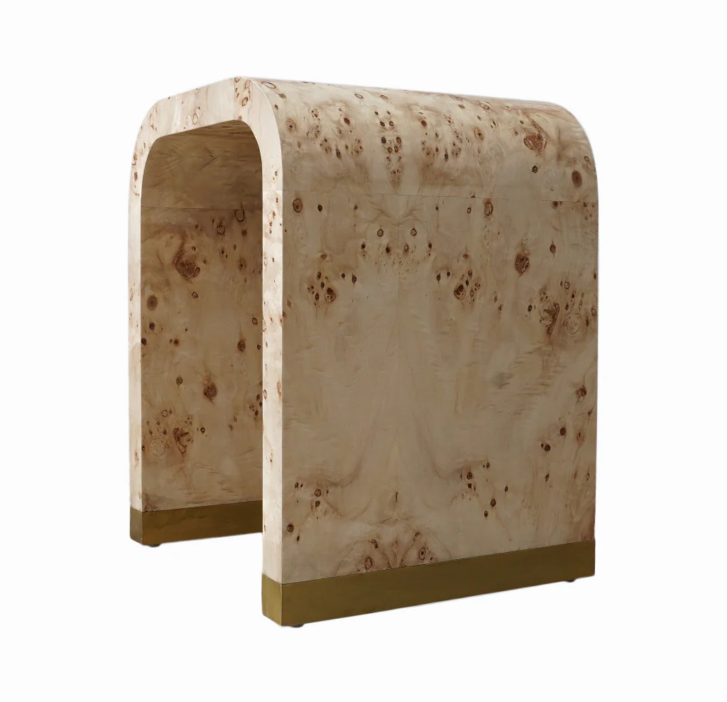 25" Beige Solid Wood Rectangular End Table By Homeroots - Image 5