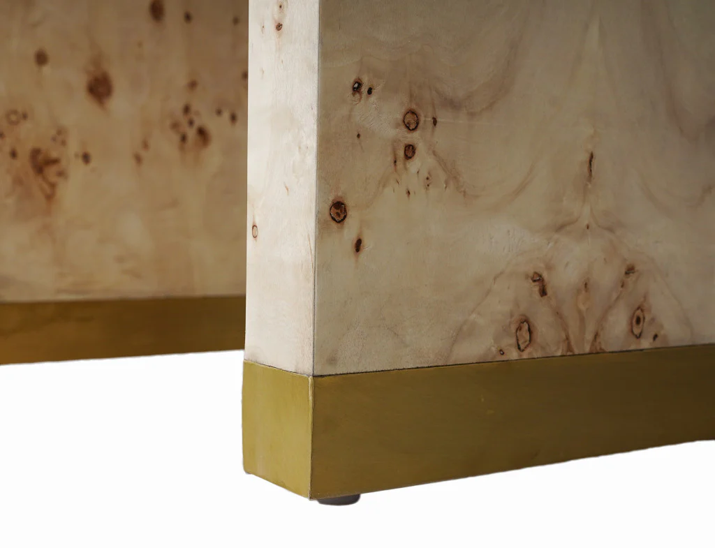 25" Beige Solid Wood Rectangular End Table By Homeroots - Image 8