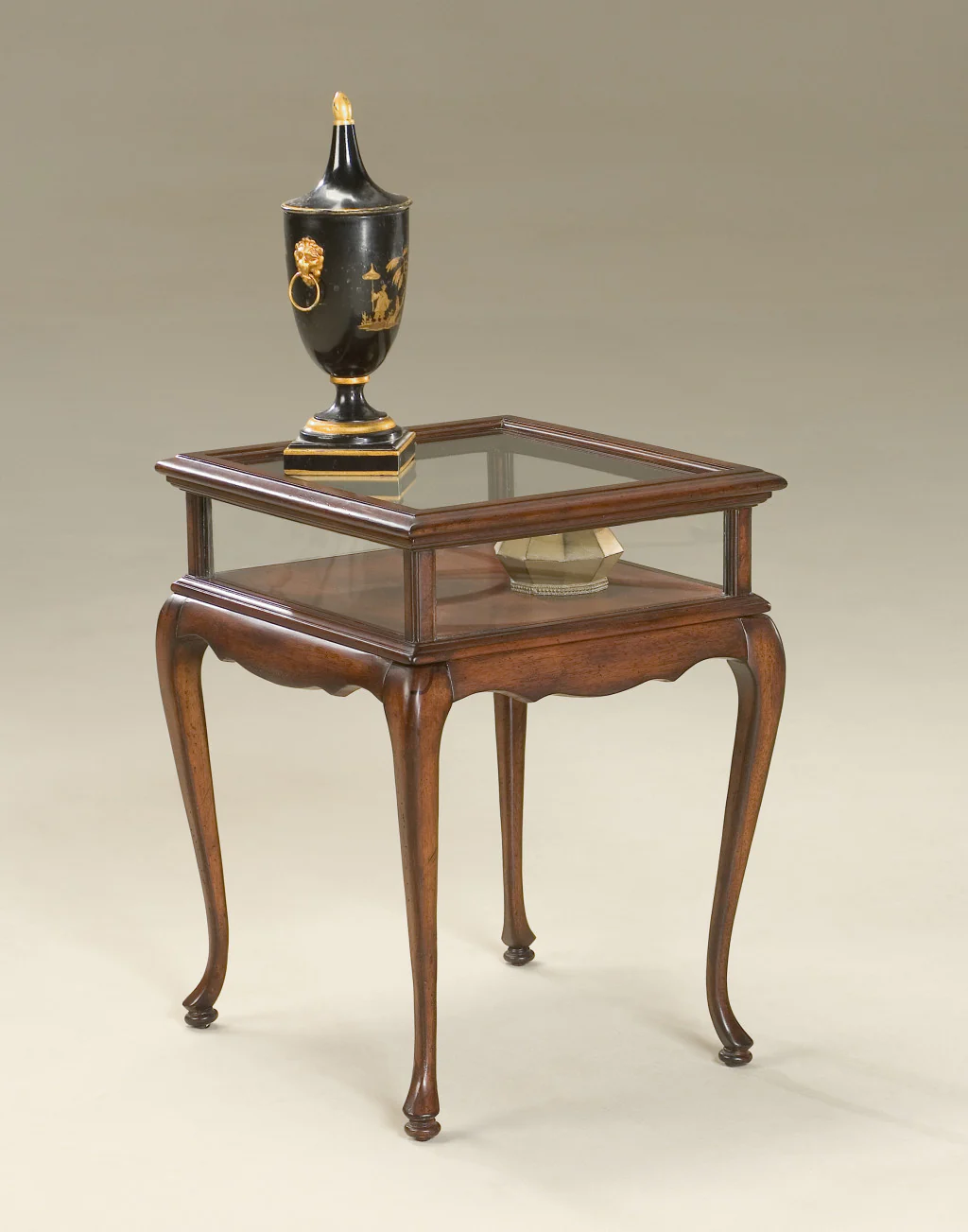 25" Dark Brown Glass Rectangular End Table By Homeroots - Image 4