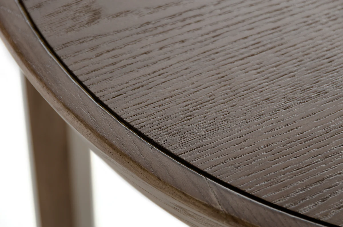 25' Walnut Wood and Veneer Side Table By Homeroots - Image 5