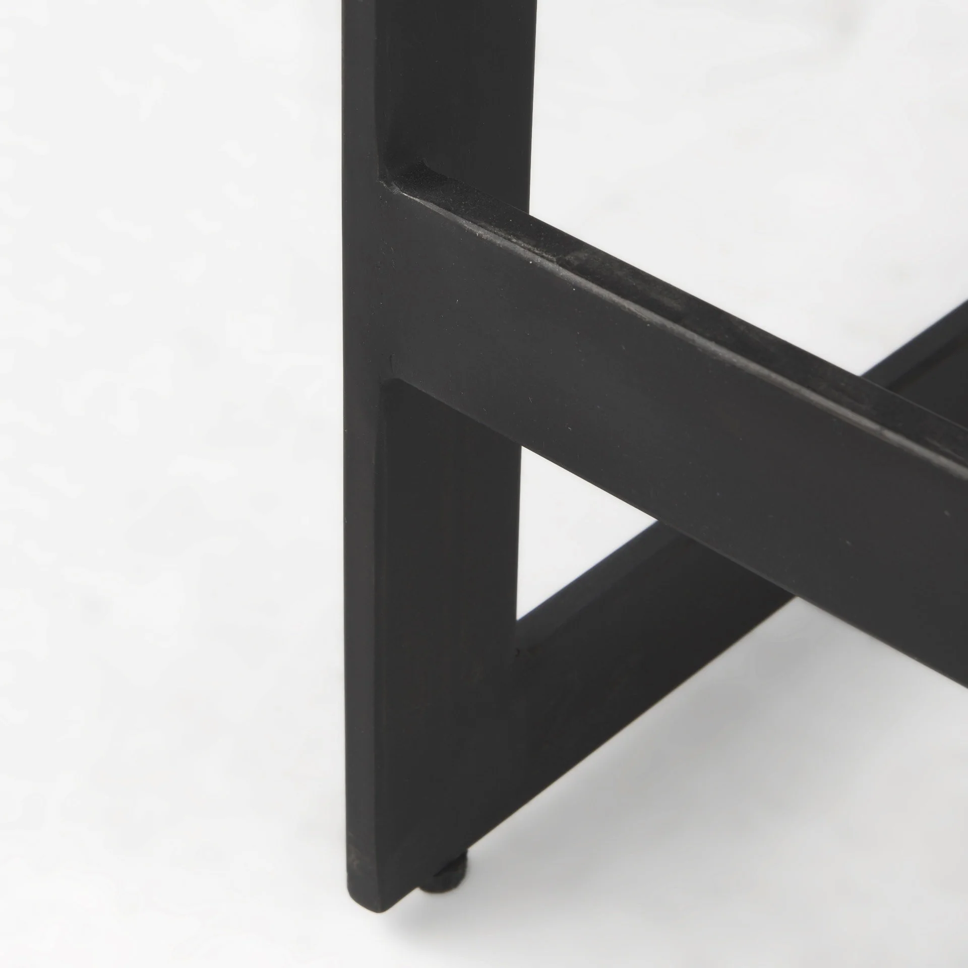 26' Black Cheeky Wood And Metal Counter Stool By Homeroots - Image 8