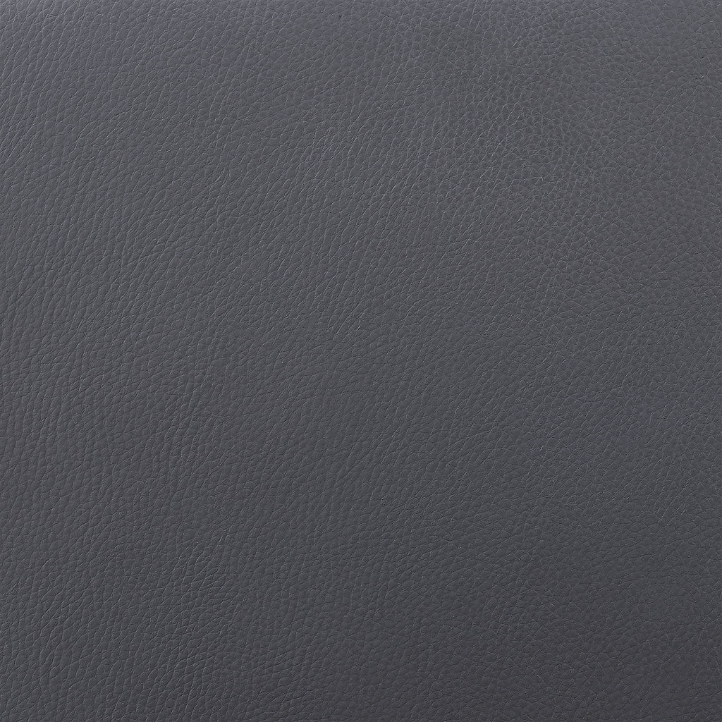 26" Gray Faux Leather Backless Modern Swivel Bar By Homeroots - Image 7