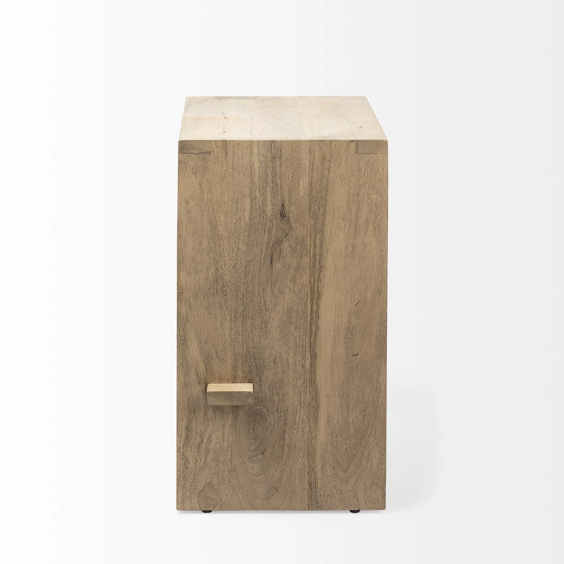26' Minimal Cool Gray Brown Wood Counter Stool By Homeroots - Image 12