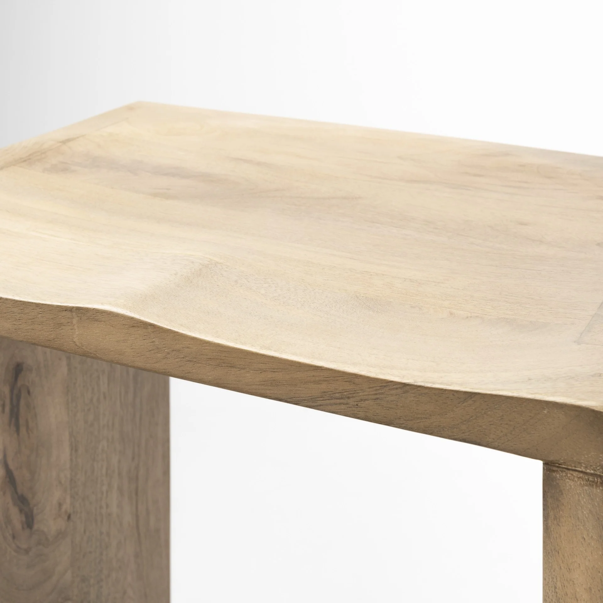 26' Minimal Cool Gray Brown Wood Counter Stool By Homeroots - Image 15