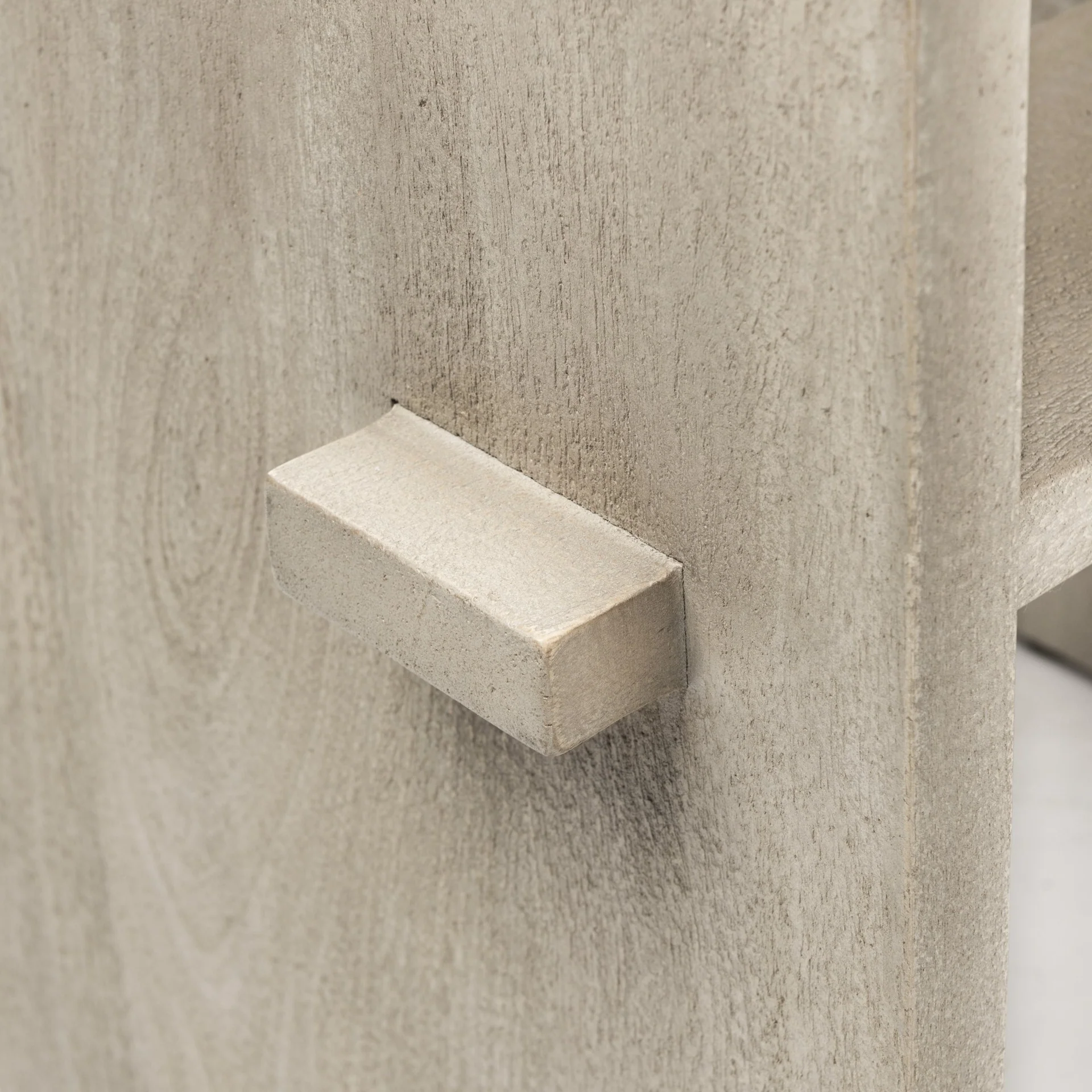 26' Minimal Cool Gray Brown Wood Counter Stool By Homeroots - Image 9