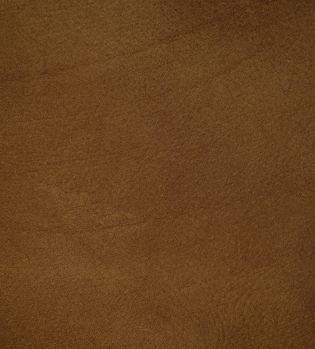 26" Saddle Brown Top Grain Leather And Brown Solid Color Slipper Chair By Homeroots - Image 8