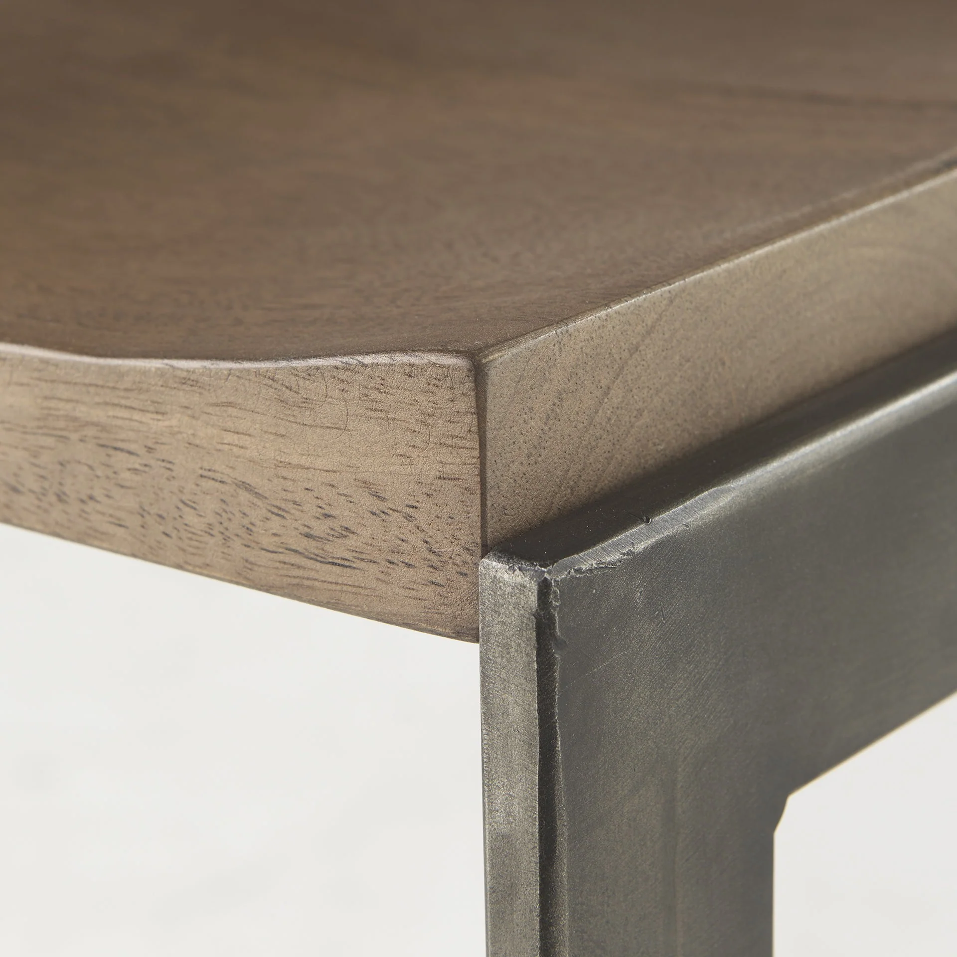 26' Warm Brown Cheeky Wood And Metal Counter Stool By Homeroots - Image 7
