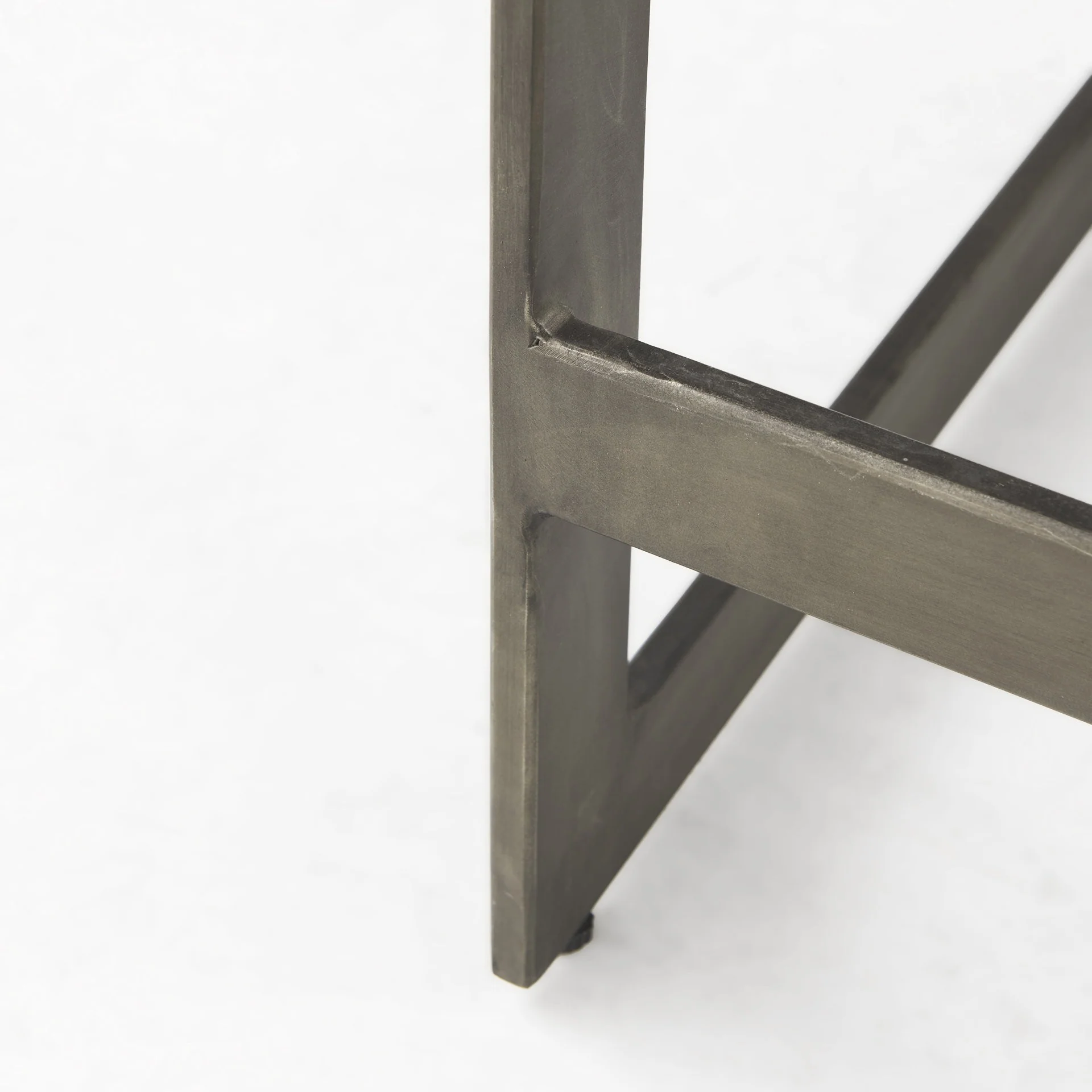 26' Warm Brown Cheeky Wood And Metal Counter Stool By Homeroots - Image 8