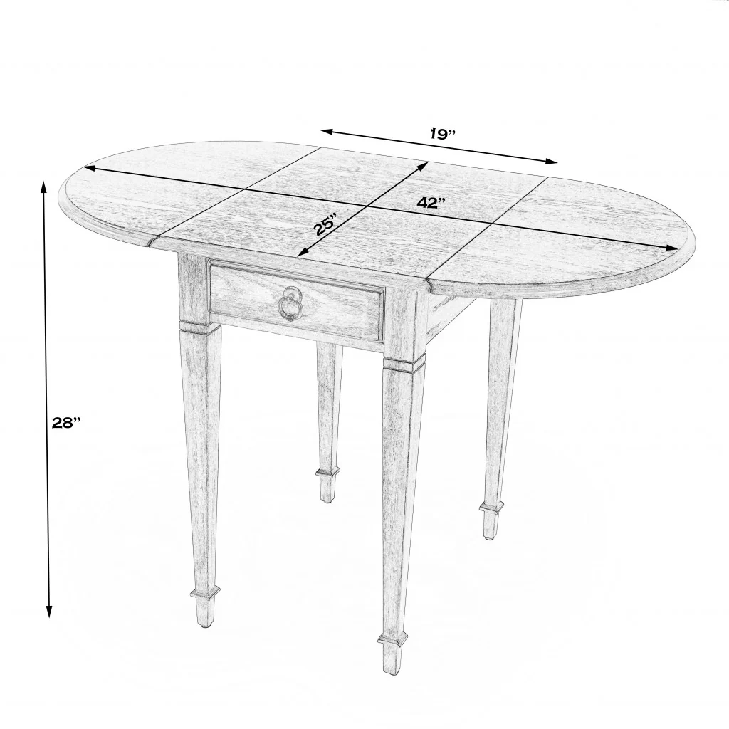 28" Beige Manufactured Wood Rectangular End Table With Drawer By Homeroots - Image 7