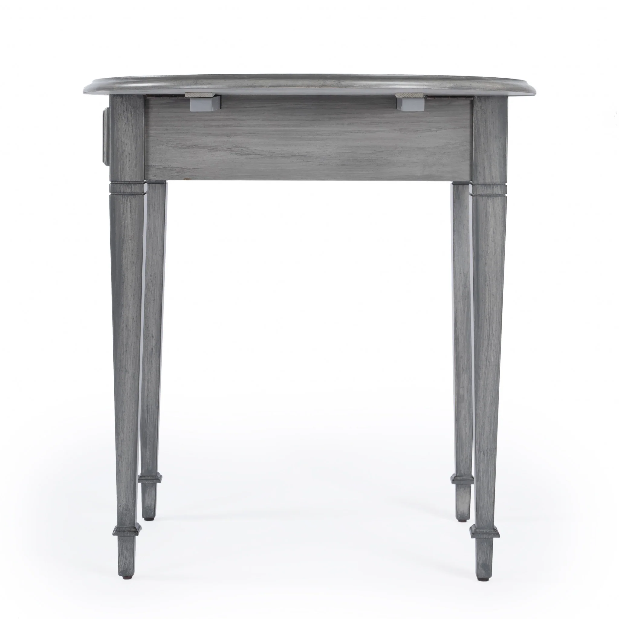 28" Grey Manufactured Wood Oval End Table With Drawer By Homeroots - Image 6