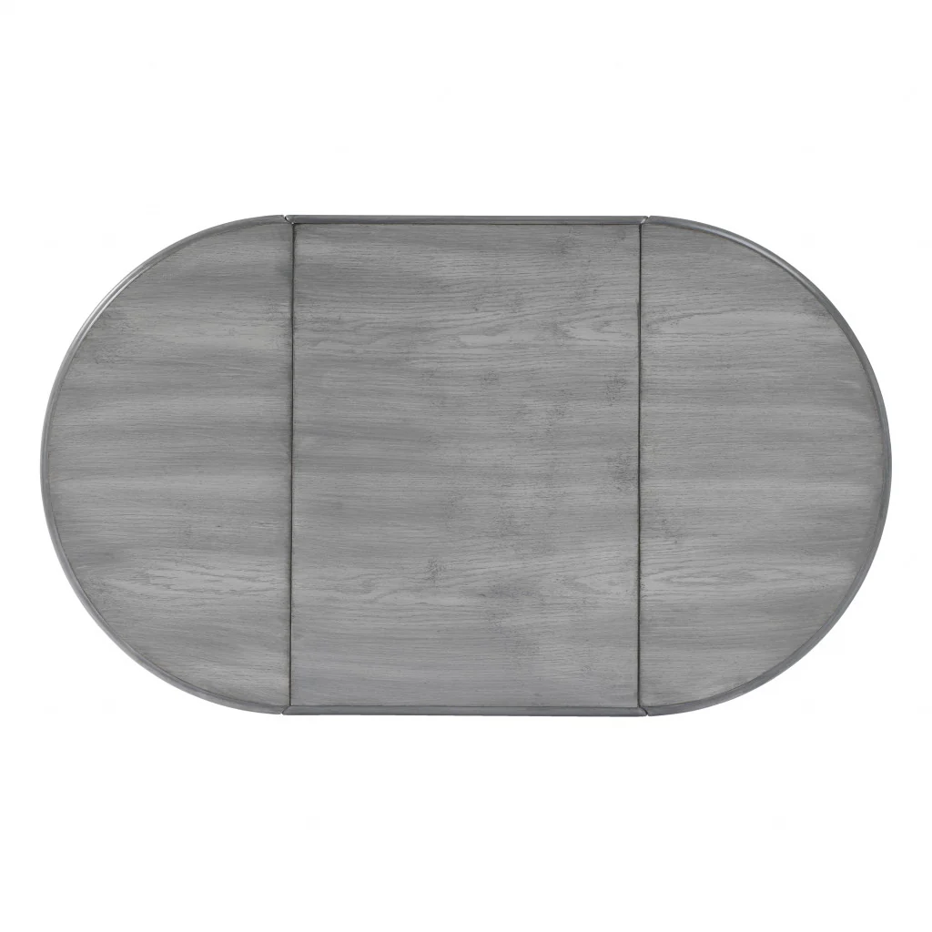 28" Grey Manufactured Wood Oval End Table With Drawer By Homeroots - Image 8