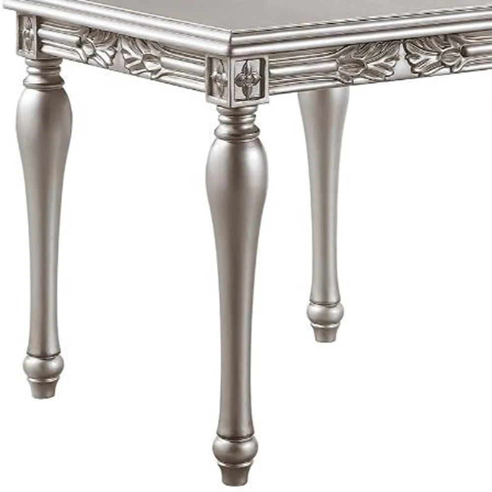 28" Platinum Manufactured Wood Square End Table By Homeroots - Image 5