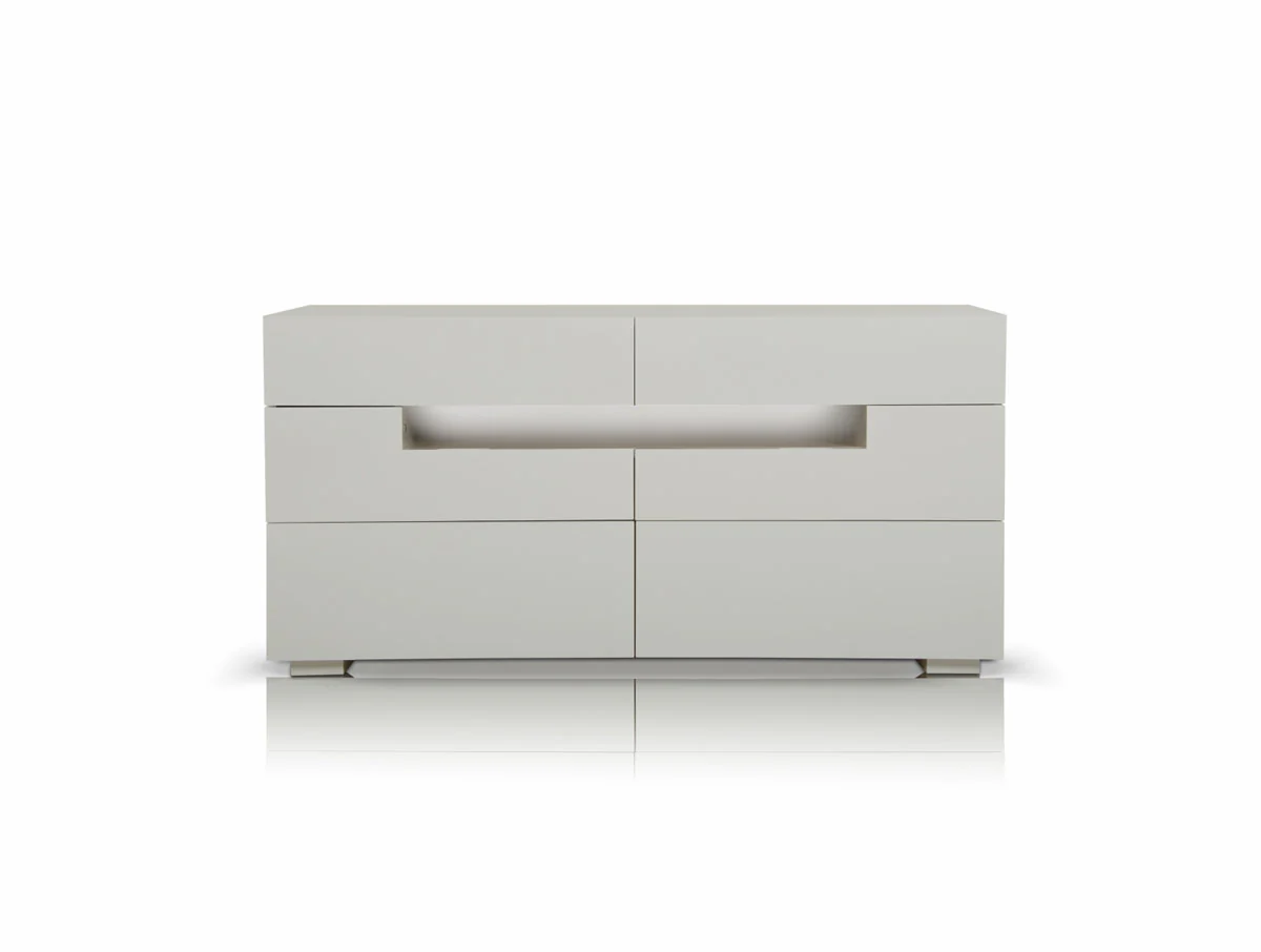 28' White Mdf Dresser By Homeroots - Image 3