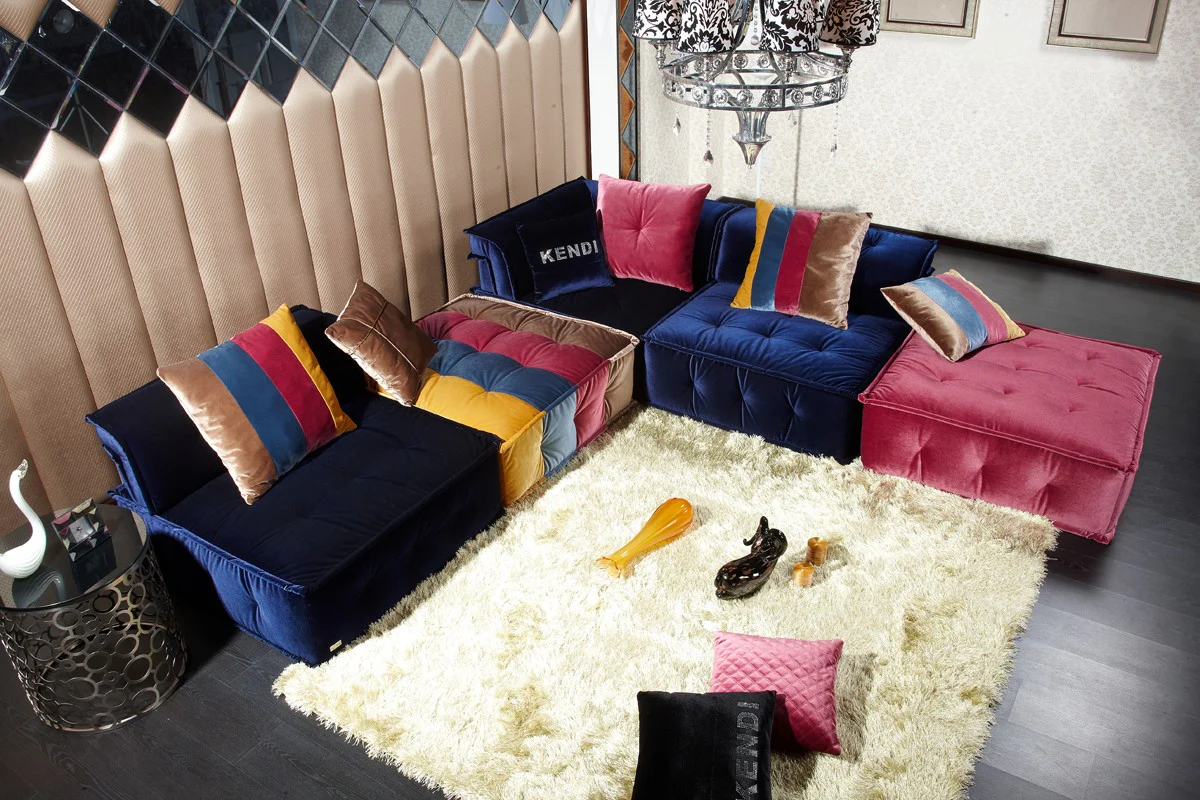 28' Wood Foam and Fabric Sectional Sofa By Homeroots - Image 2