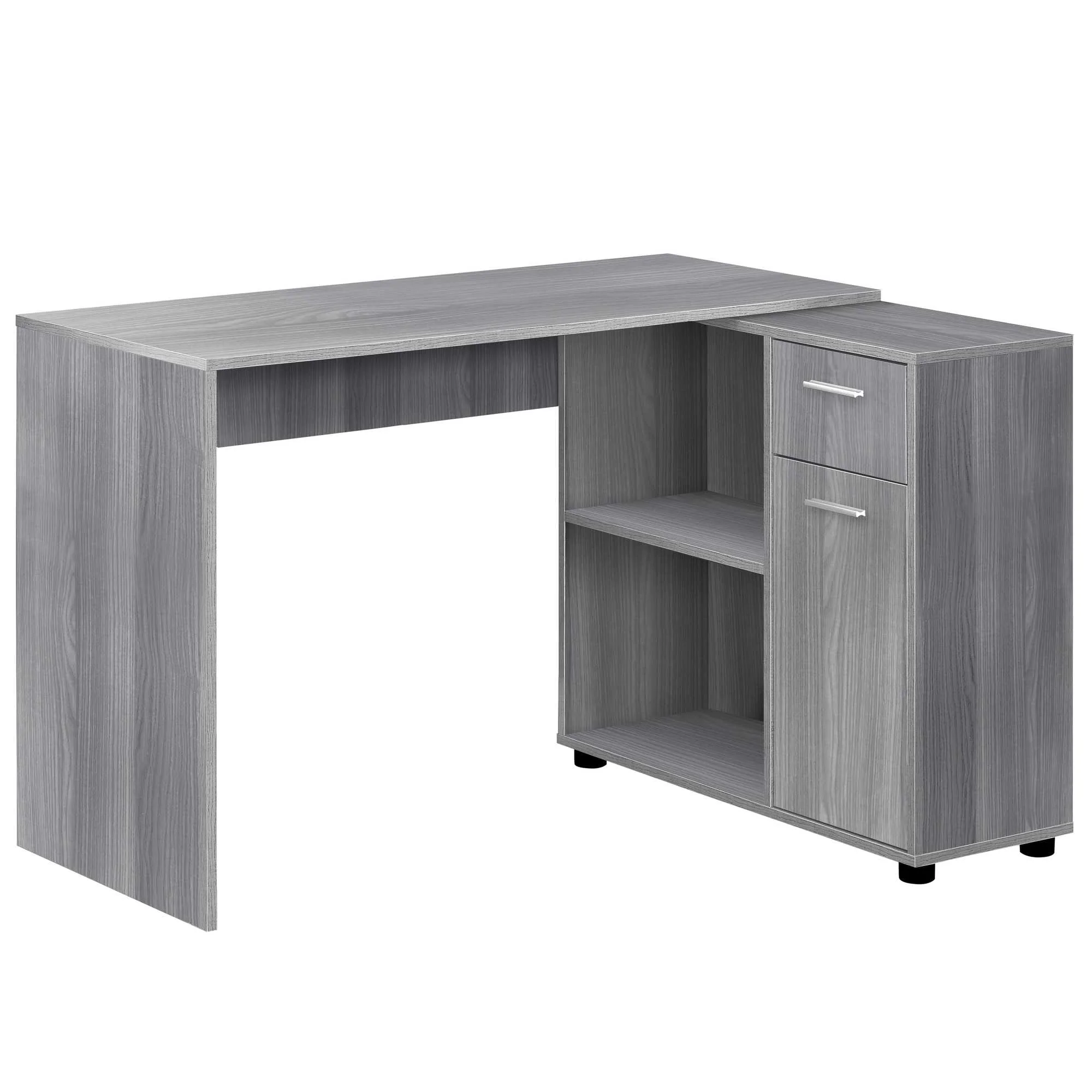 29.5" Particle Board and Laminate Computer Desk with a Storage Cabinet By Homeroots - Image 7