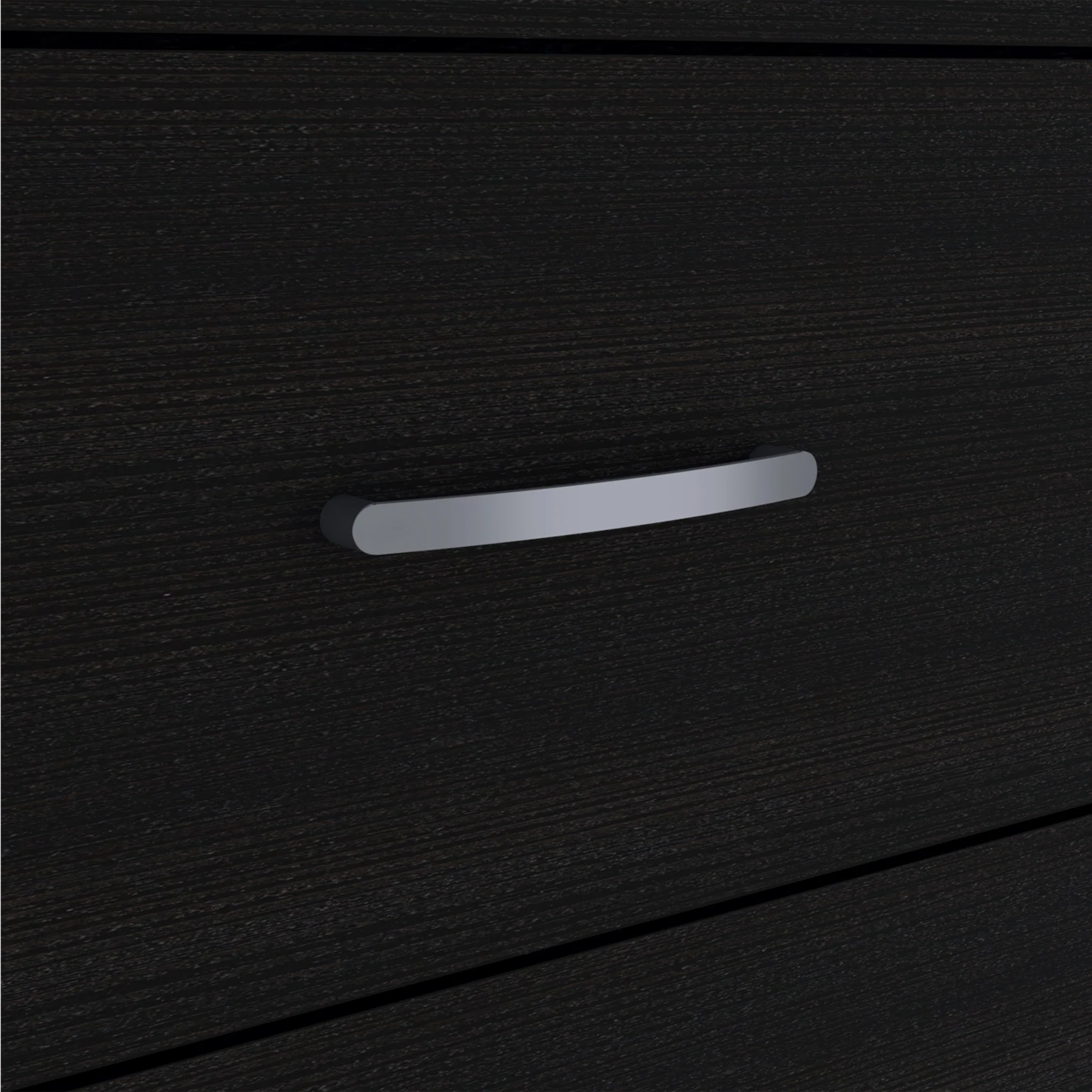 29" Black Three Drawer Dresser By Homeroots - Image 5