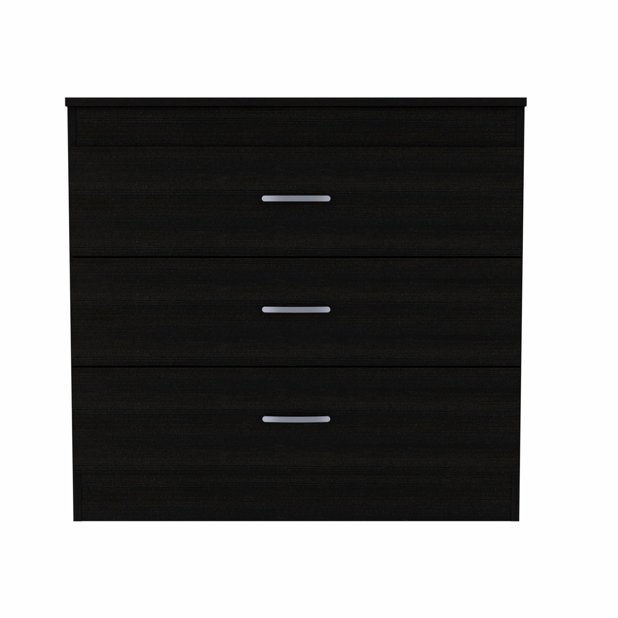 29" Black Three Drawer Dresser By Homeroots - Image 6