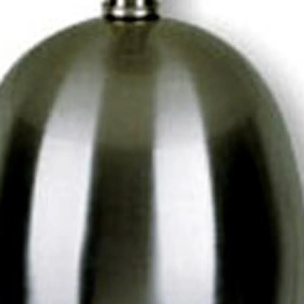 29" Nickel Metal Urn Table Lamp With White Classic Empire Shade By Homeroots - Image 5