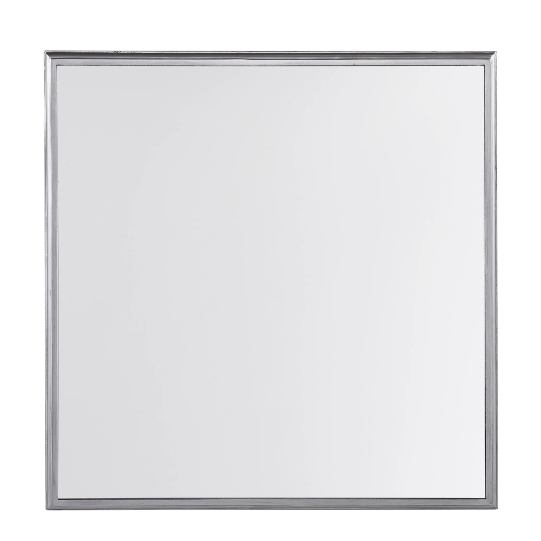 29" Silver Mirrored Glass Square Coffee Table By Homeroots - Image 6