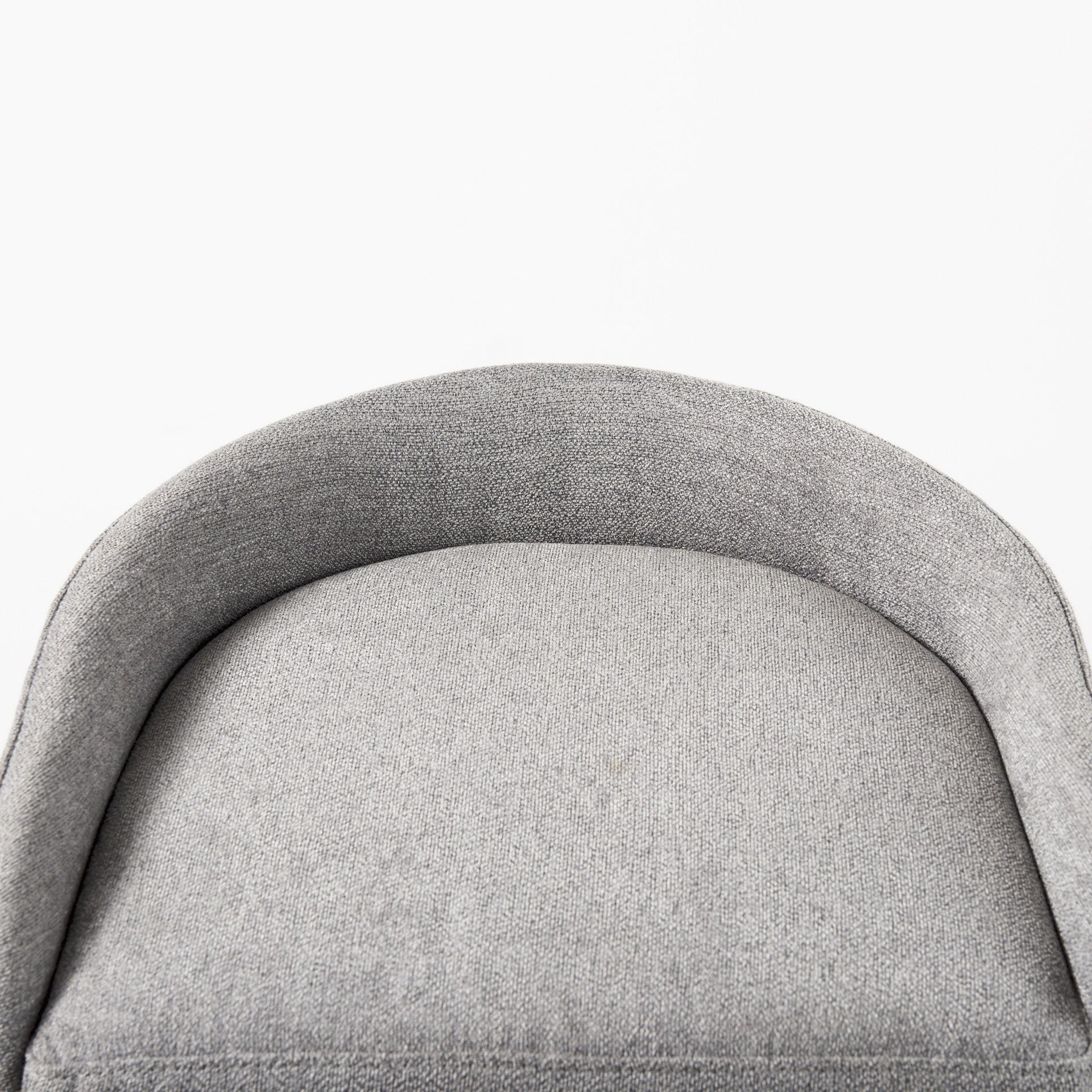 29" Soft Gray And Black Low Back Counter Stool By Homeroots - Image 6