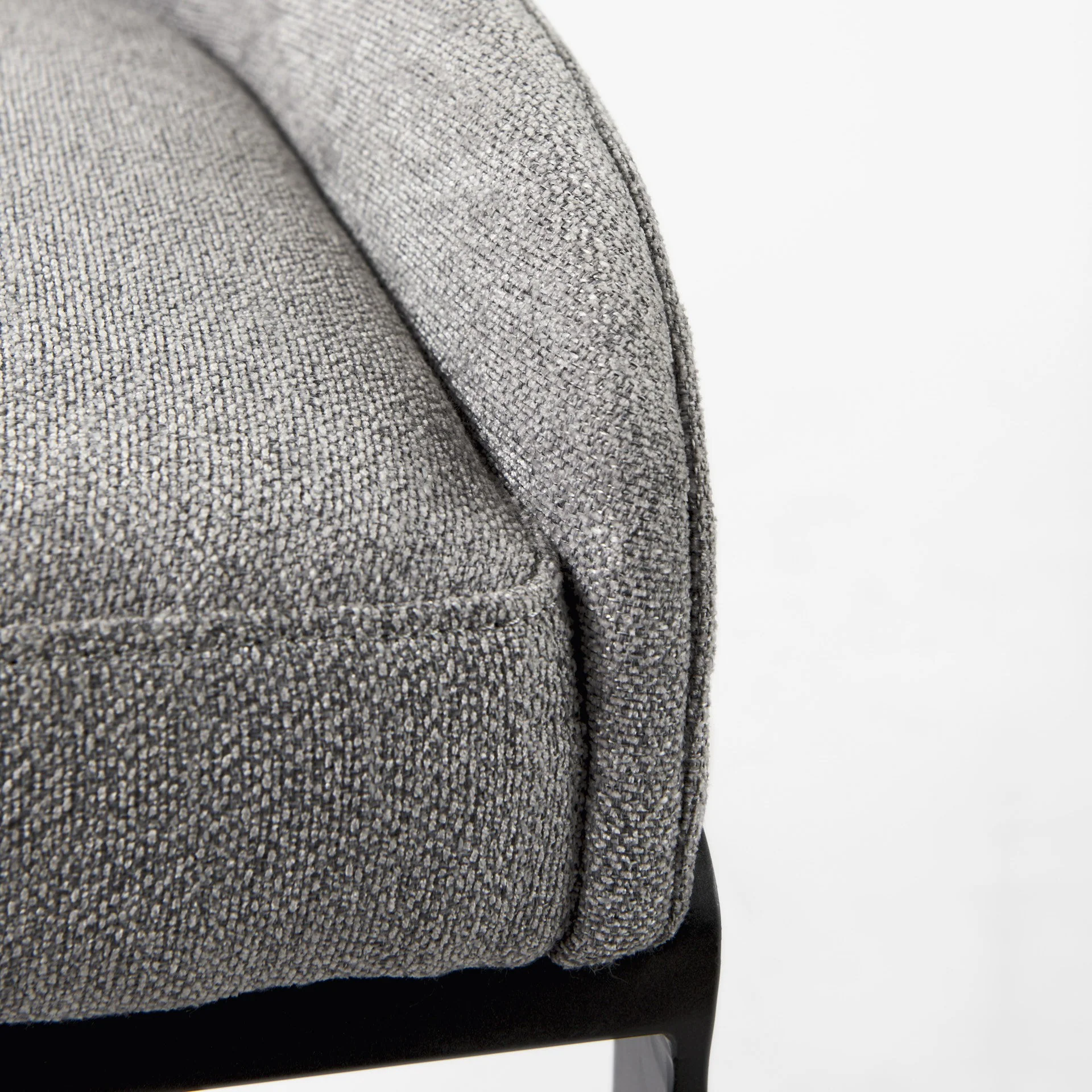 29" Soft Gray And Black Low Back Counter Stool By Homeroots - Image 8